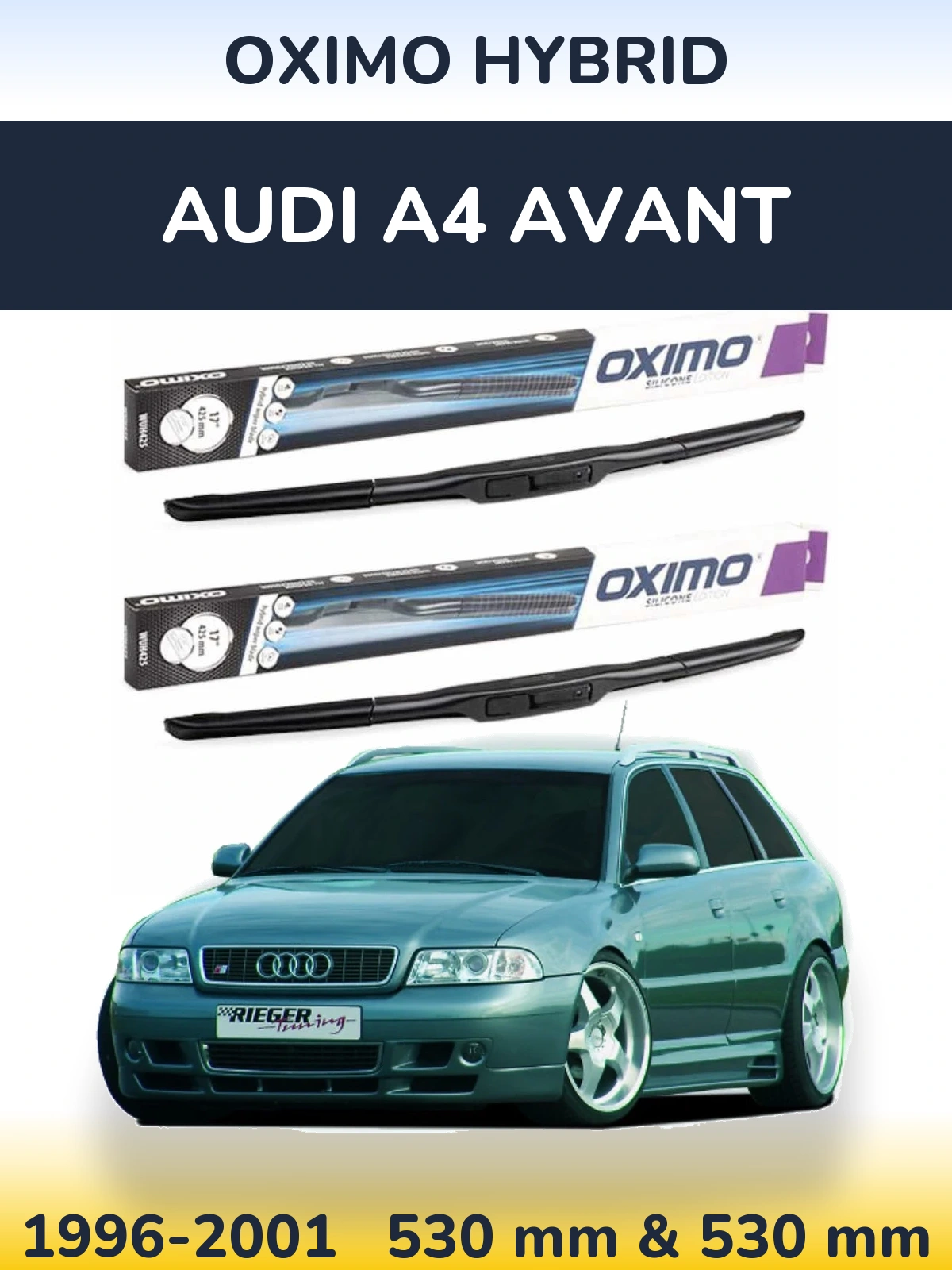 Torkarblad Oximo Hybrid för Audi A4 Avant