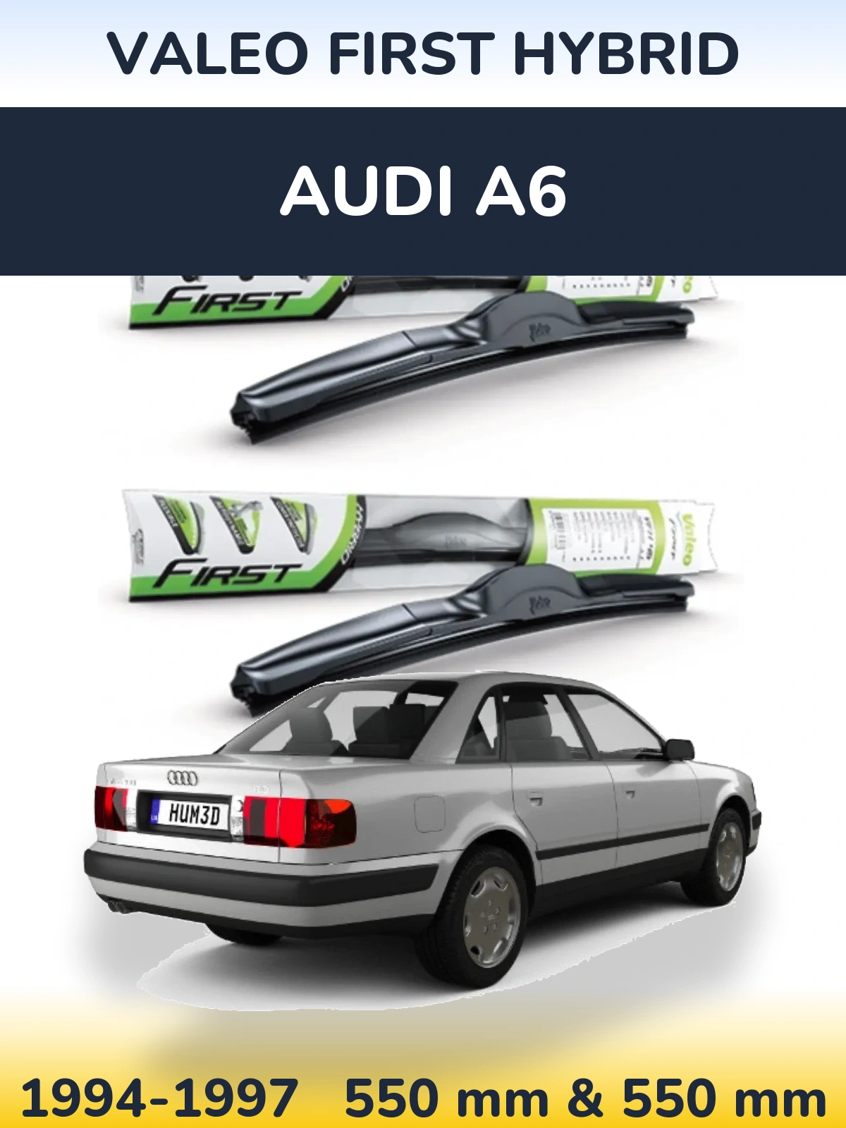 Torkarblad Valeo First Hybrid för Audi A6