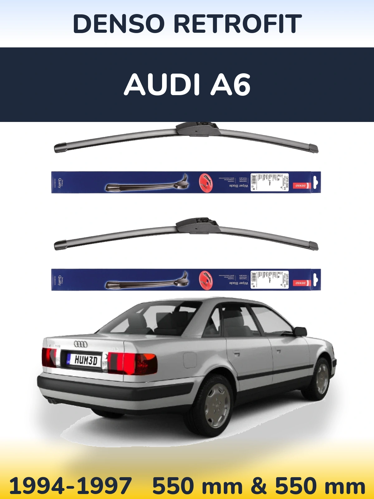 Torkarblad Denso Retrofit för Audi A6