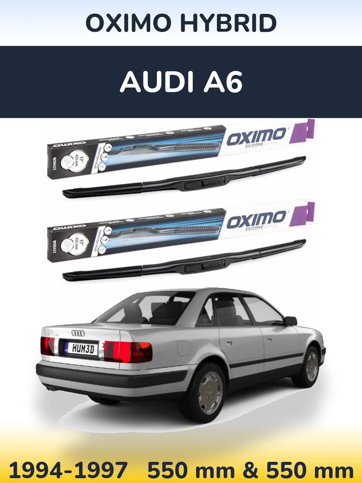 Torkarblad Oximo Hybrid för Audi A6