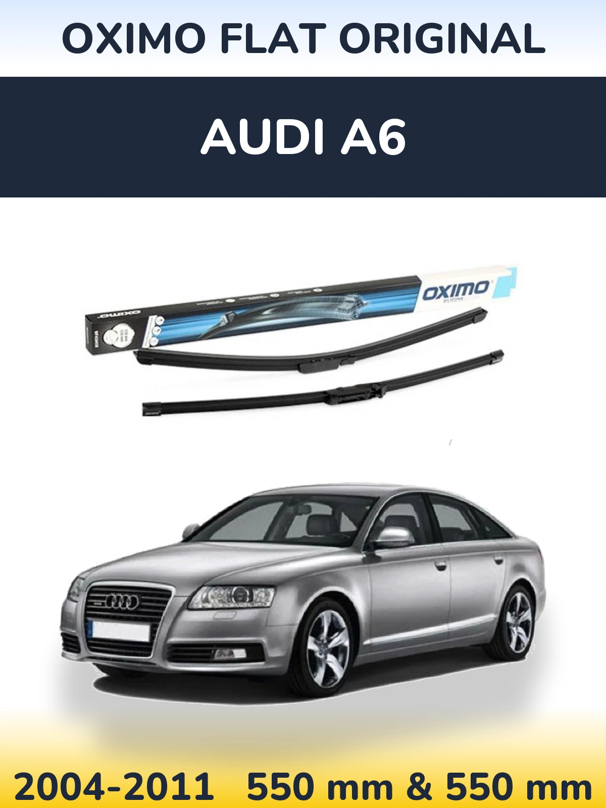 Torkarblad Oximo Flat Original för Audi A6