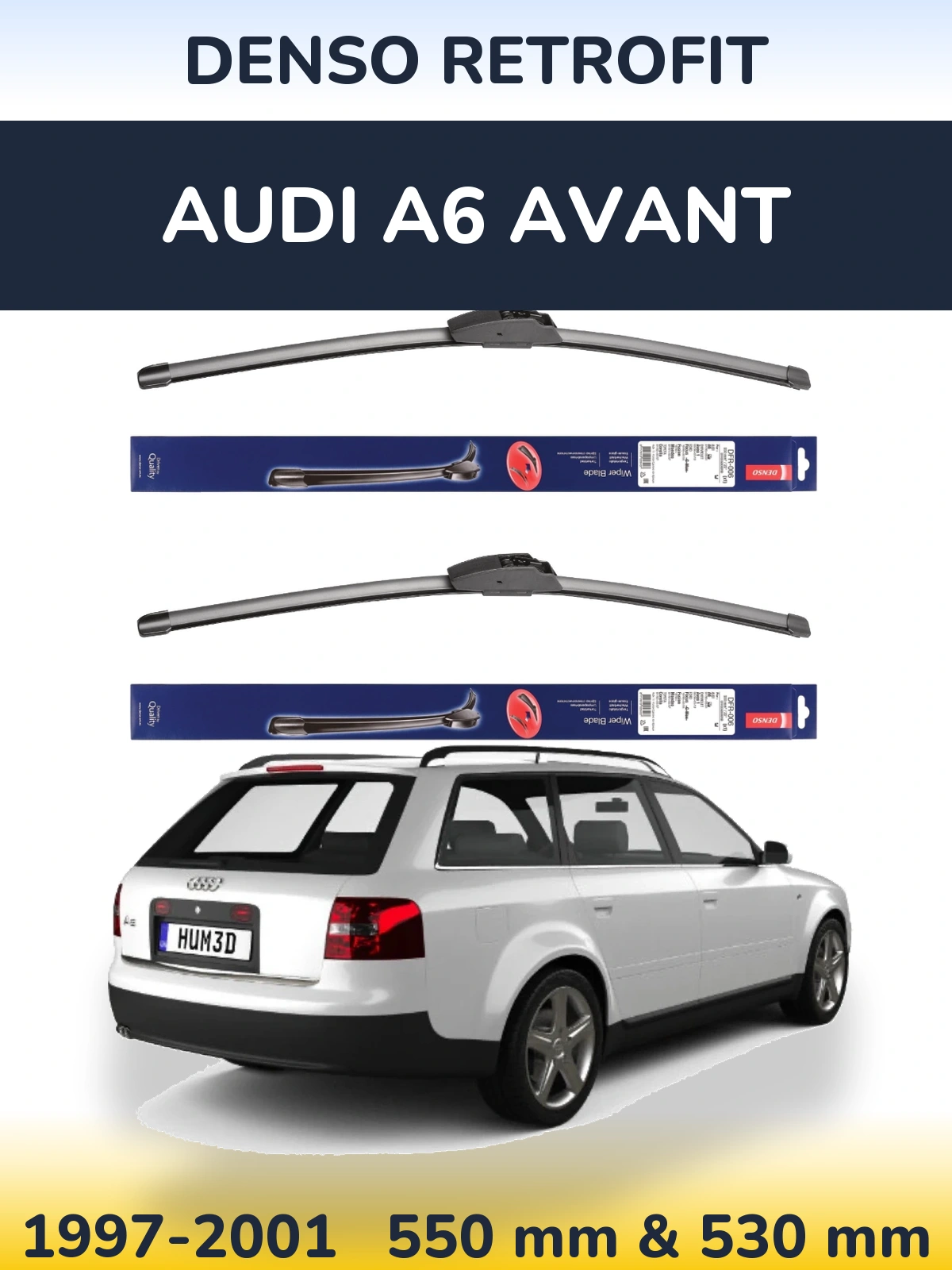 Torkarblad Denso Retrofit för Audi A6 Avant