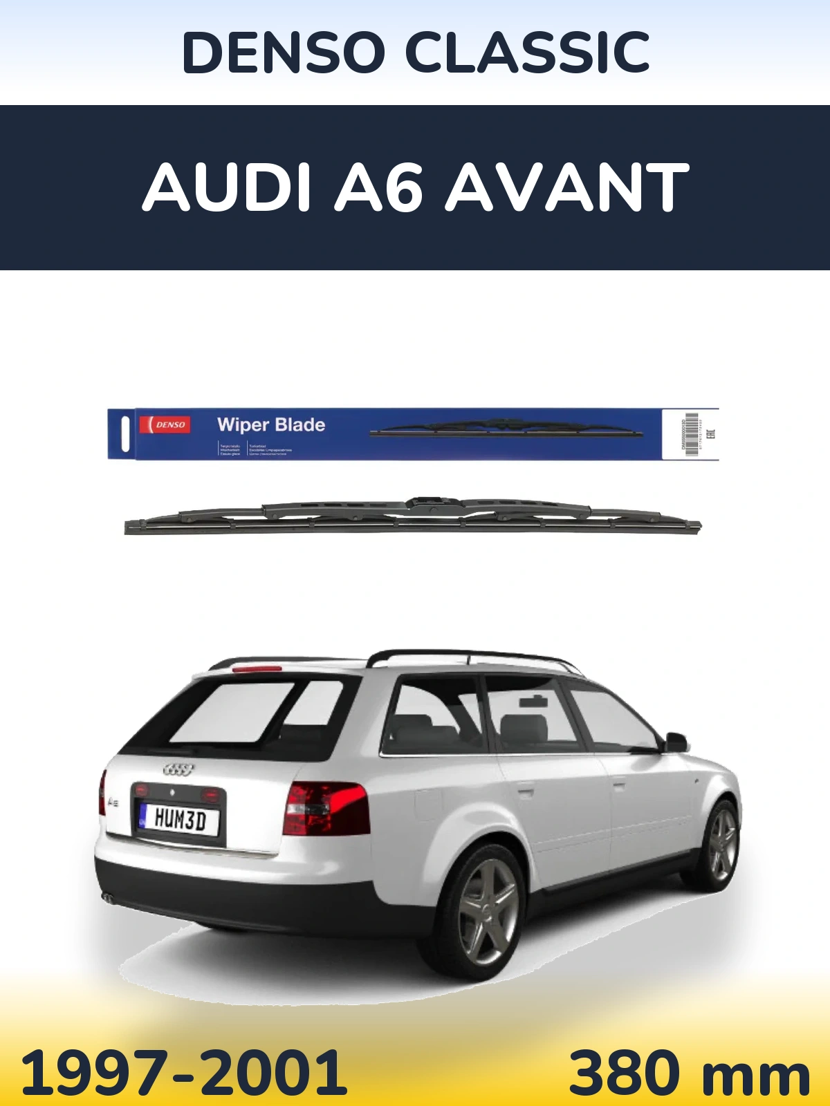 Torkarblad Denso Classic för Audi A6 Avant