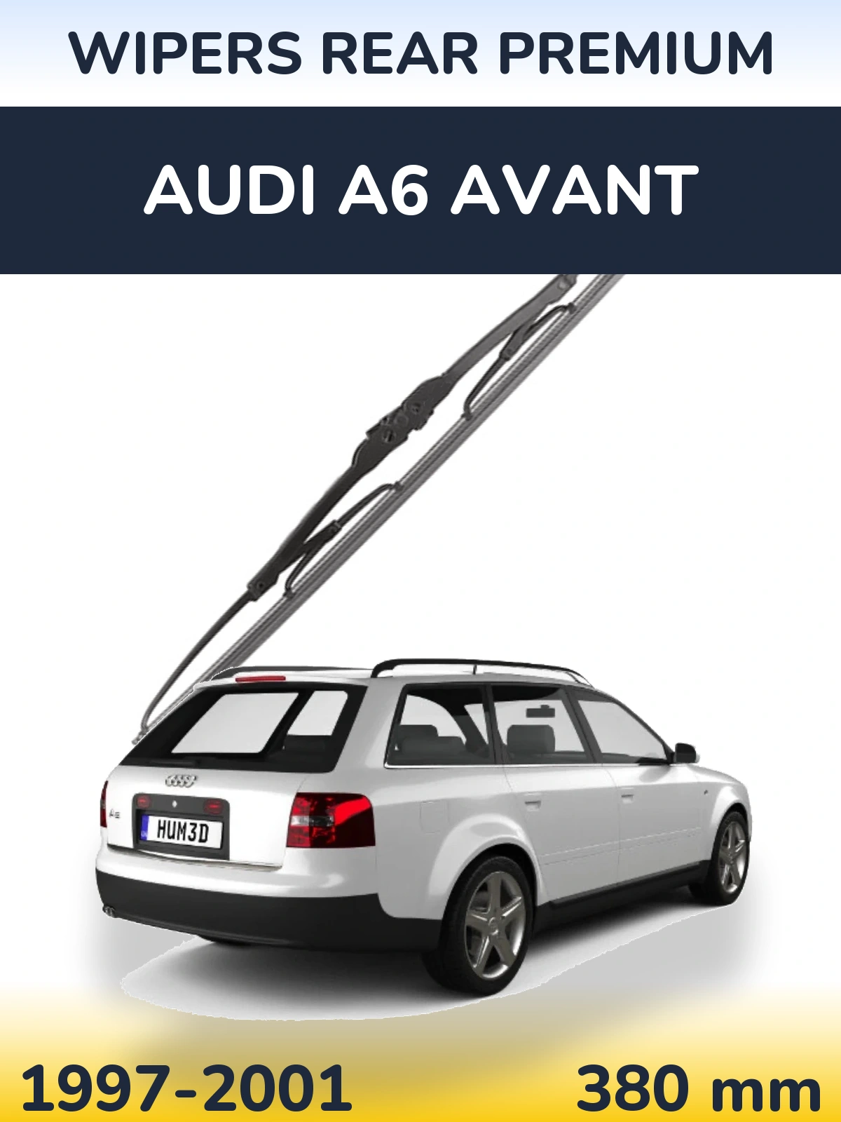 Torkarblad WIPERS REAR PREMIUM för Audi A6 Avant