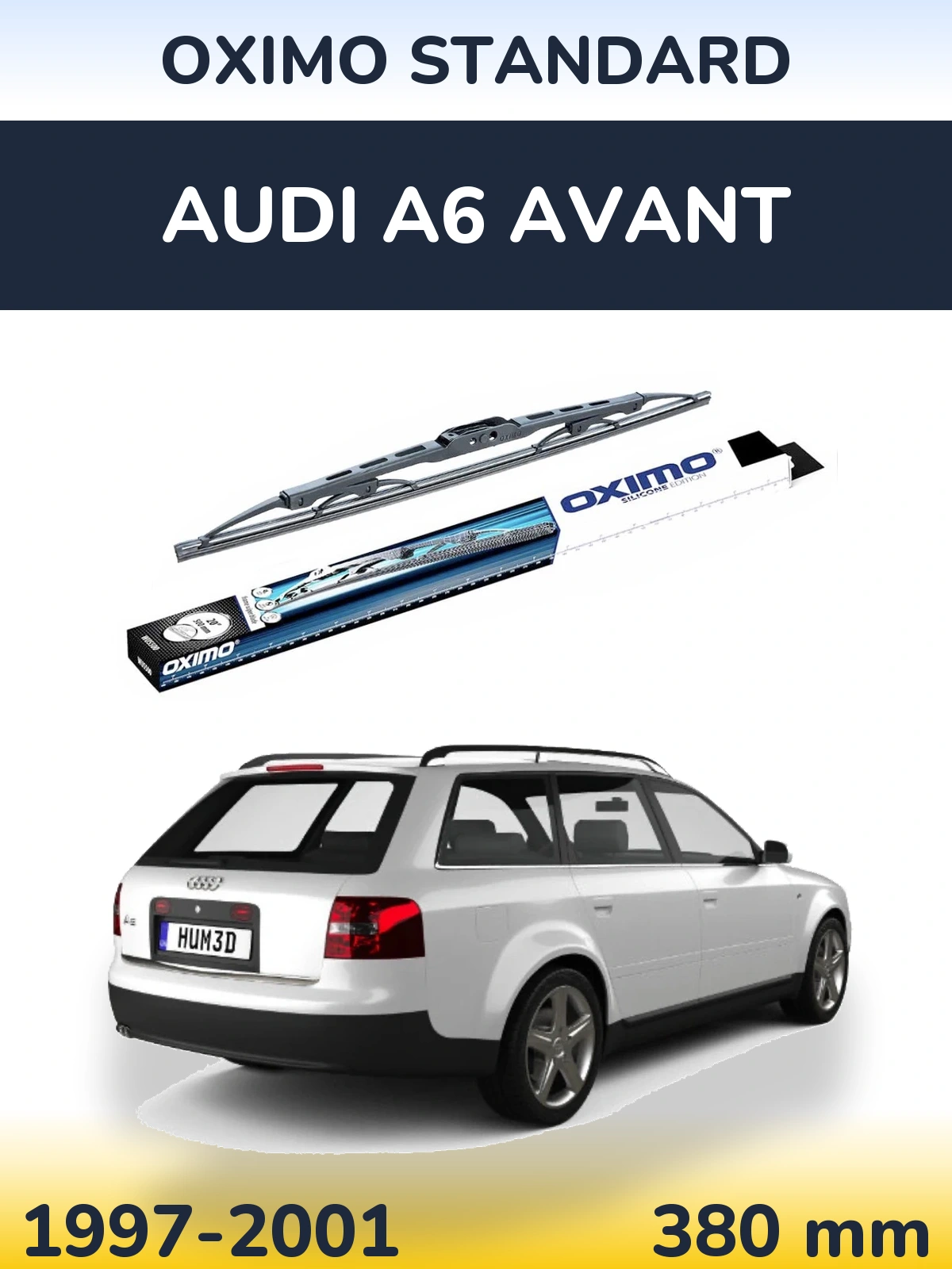 Torkarblad Oximo Standard för Audi A6 Avant
