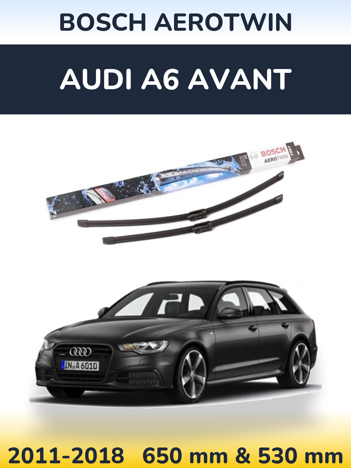 Torkarblad BOSCH AeroTwin för Audi A6 Avant