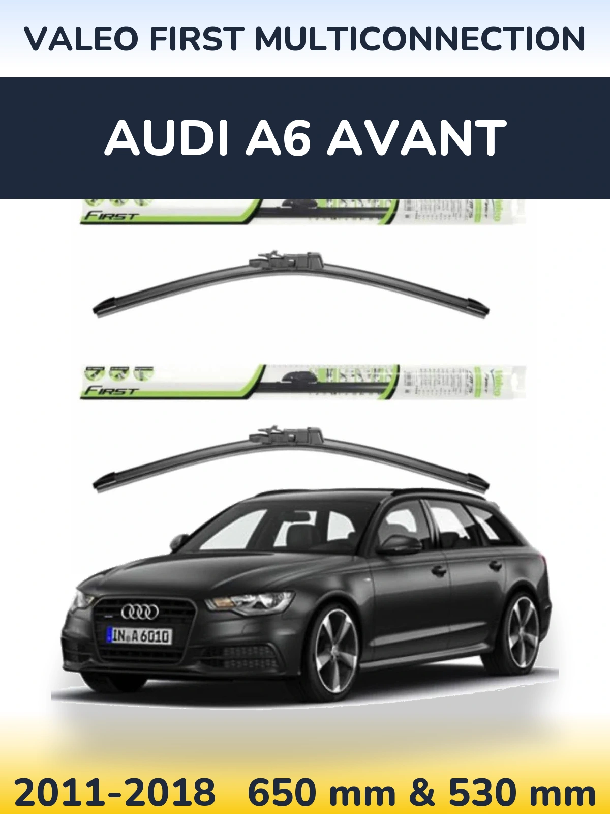 Torkarblad Valeo First MultiConnection för Audi A6 Avant