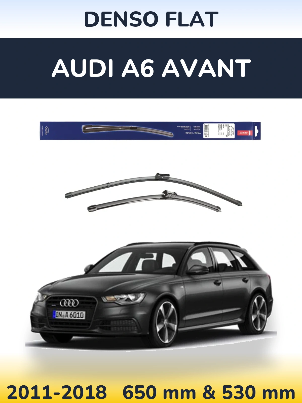 Torkarblad Denso Flat för Audi A6 Avant