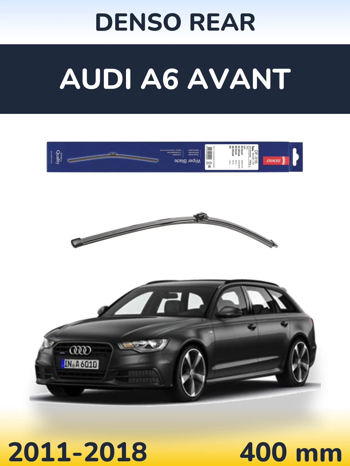 Torkarblad Denso Rear för Audi A6 Avant