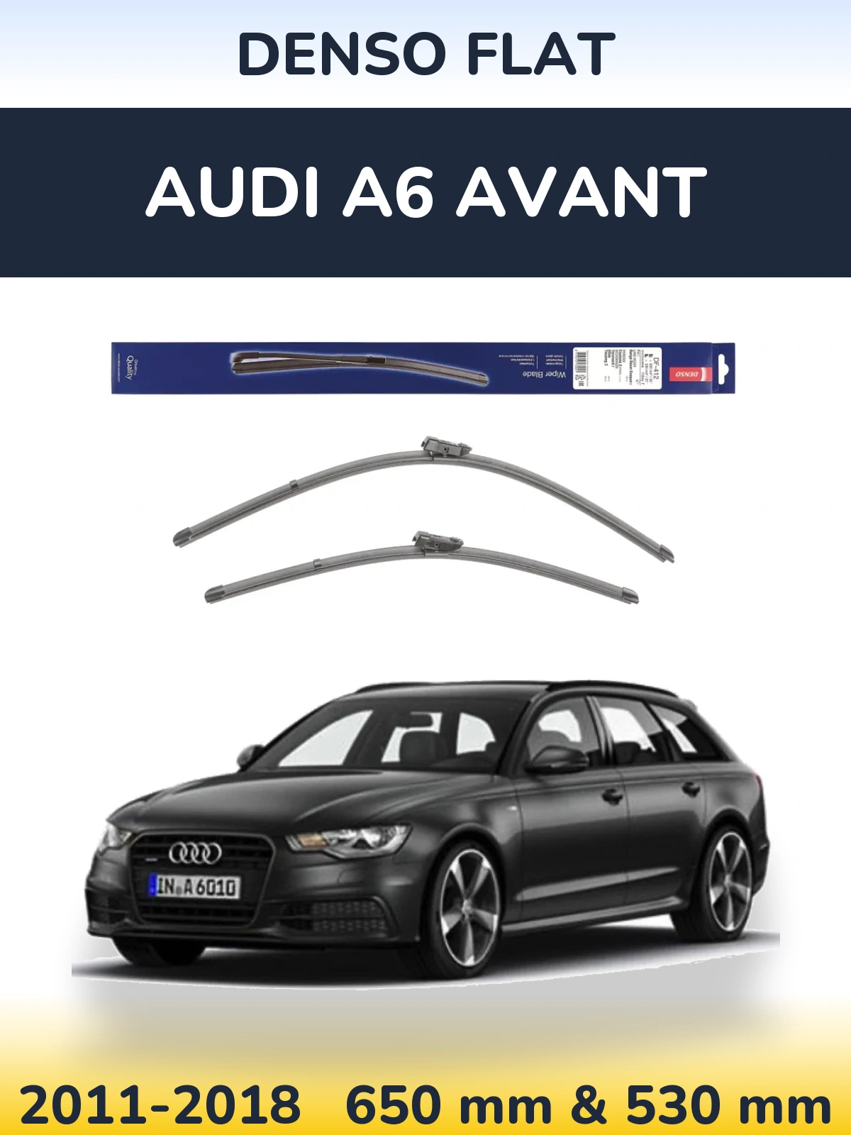 Torkarblad Denso Flat för Audi A6 Avant