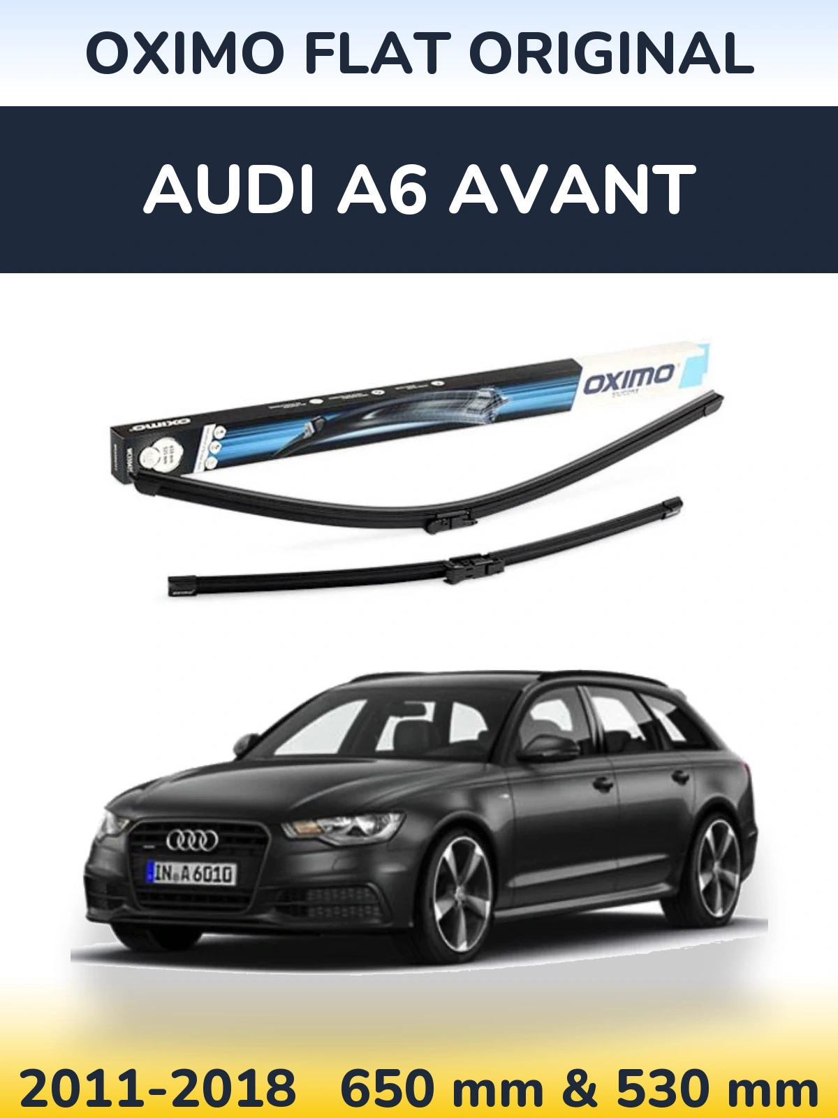 Torkarblad Oximo Flat Original för Audi A6 Avant