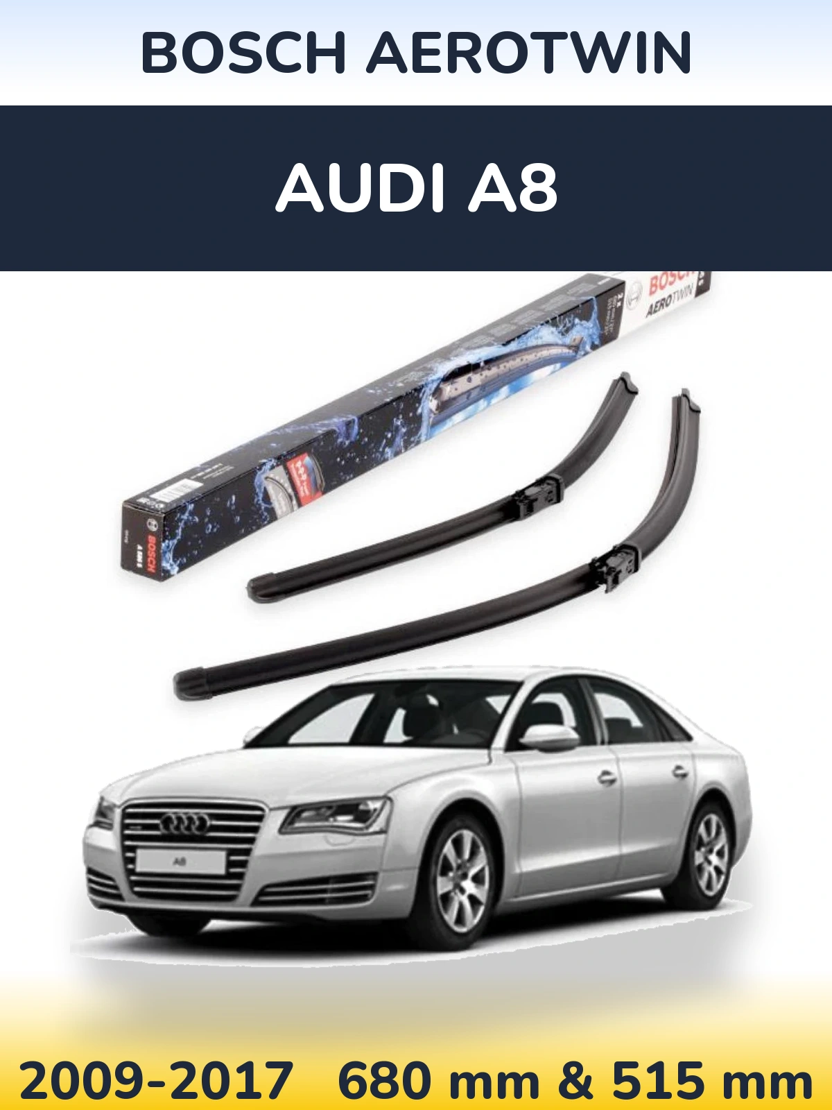 Torkarblad BOSCH AeroTwin för Audi A8