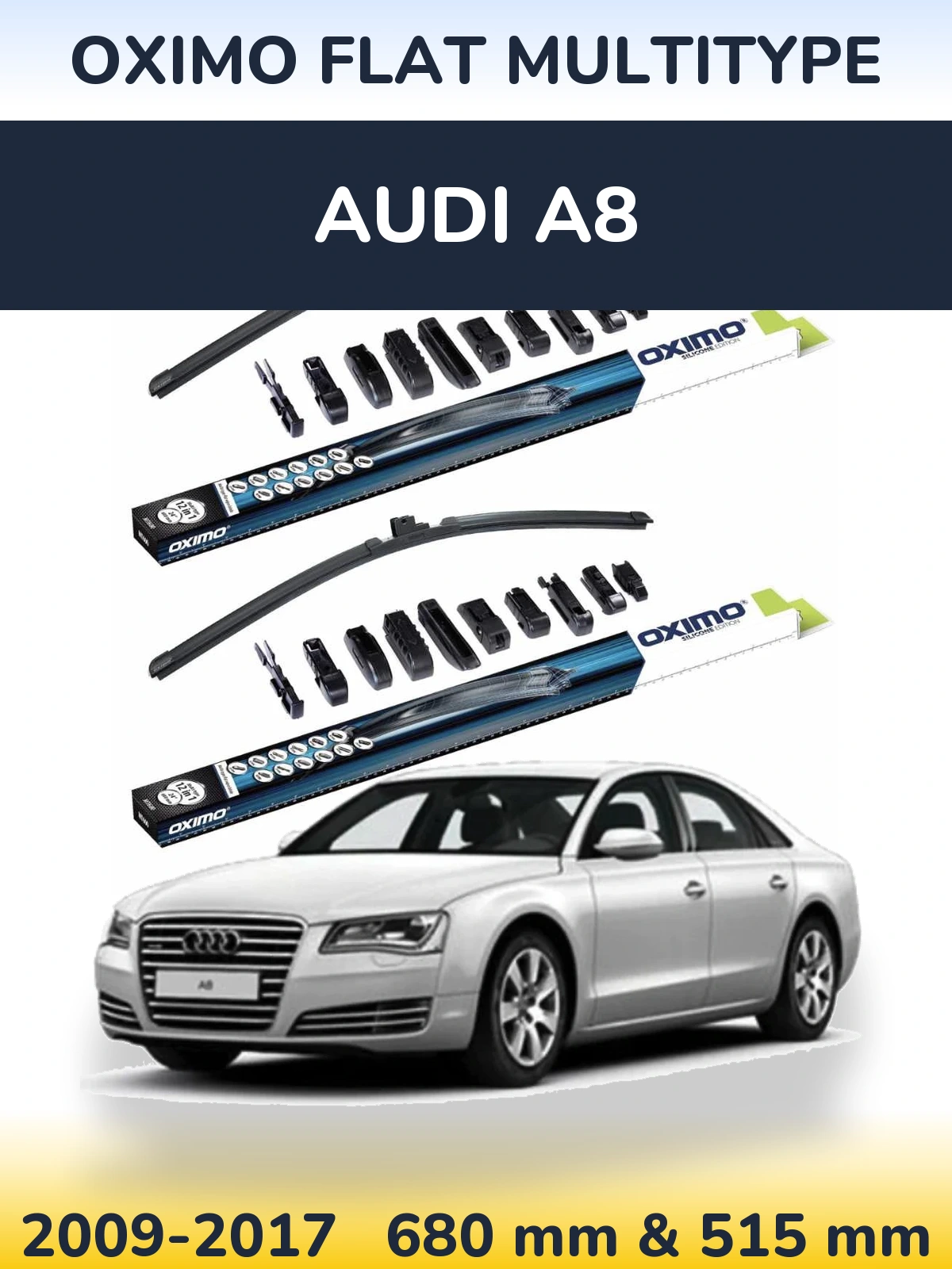 Torkarblad Oximo Flat MultiType för Audi A8