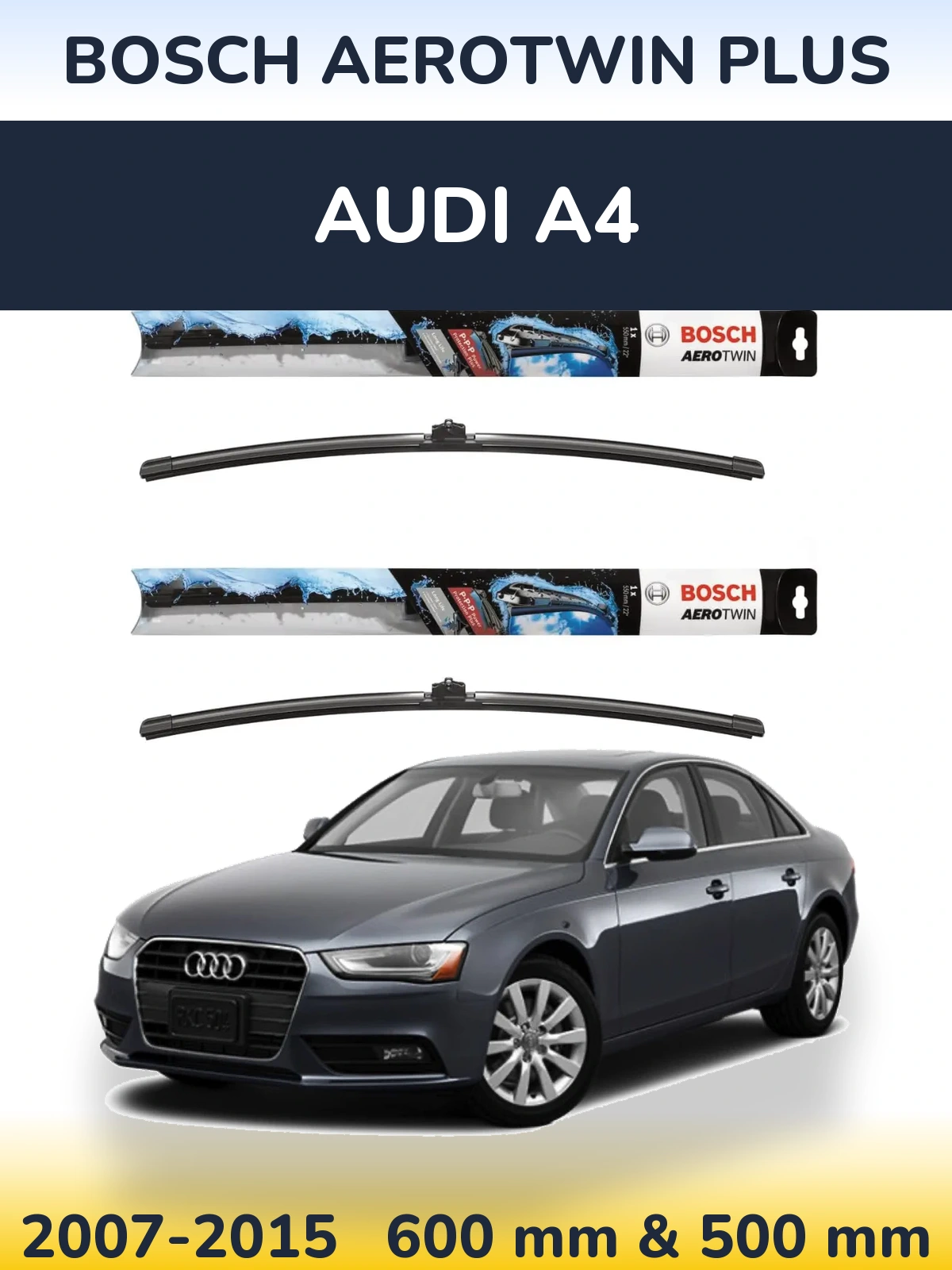 Torkarblad BOSCH AeroTwin Plus för Audi A4
