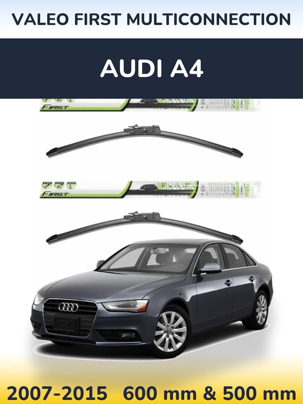 Torkarblad Valeo First MultiConnection för Audi A4