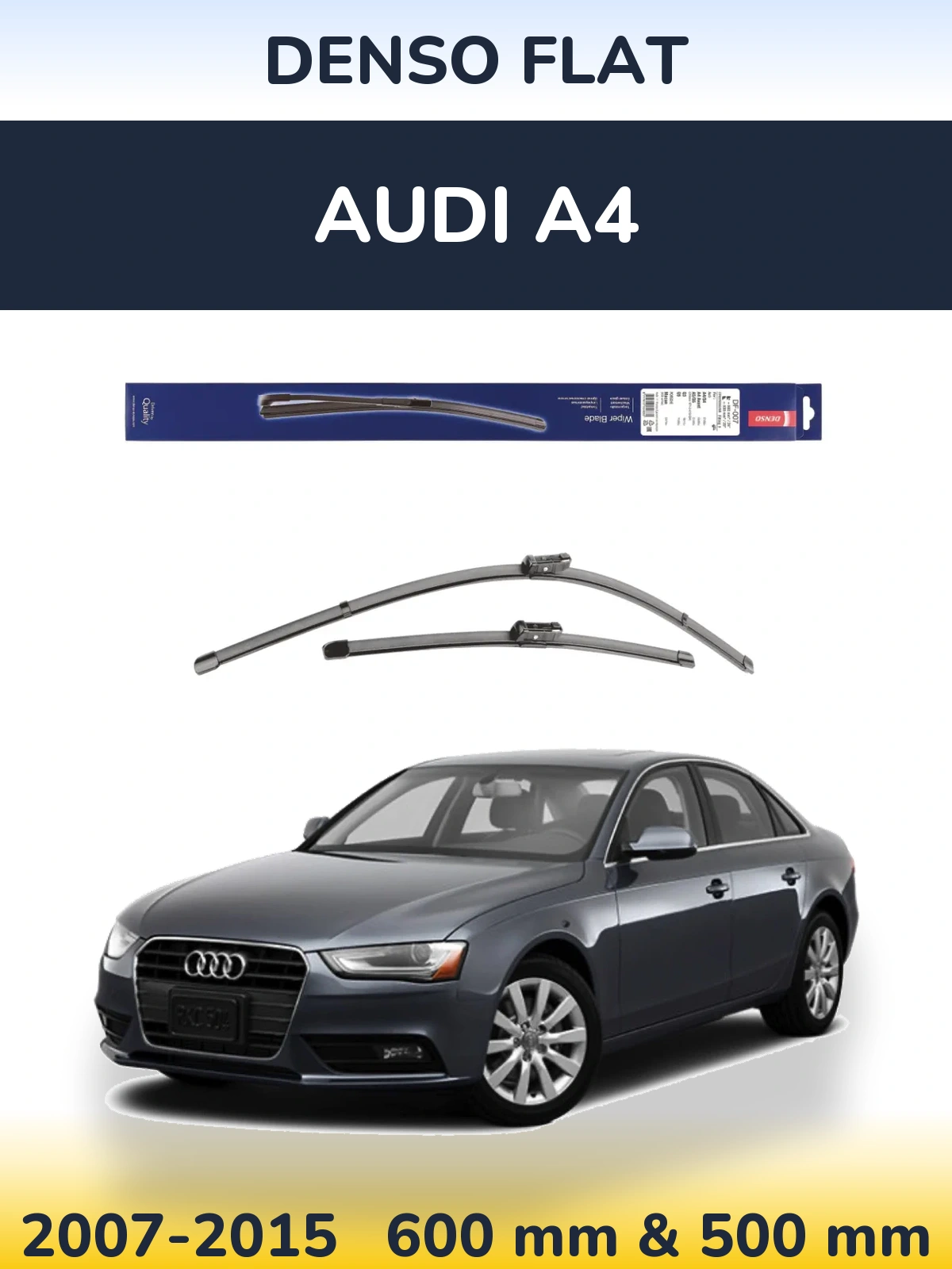 Torkarblad Denso Flat för Audi A4