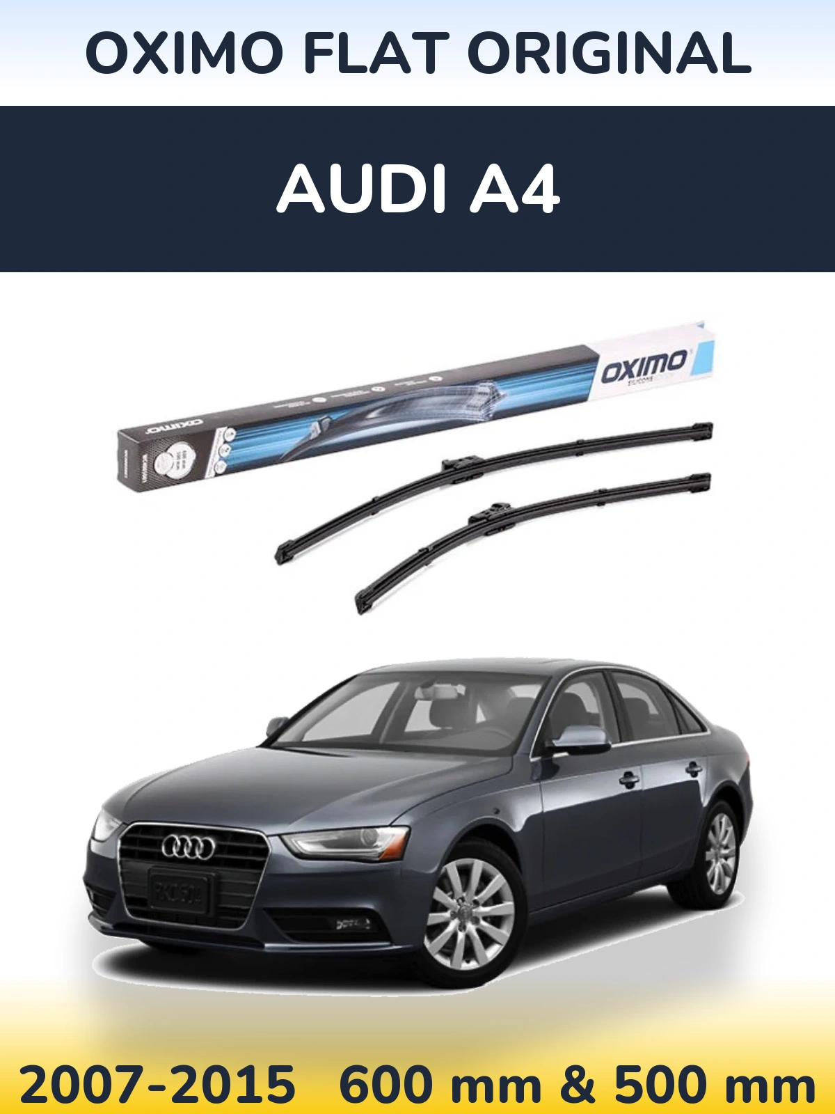 Torkarblad Oximo Flat Original för Audi A4