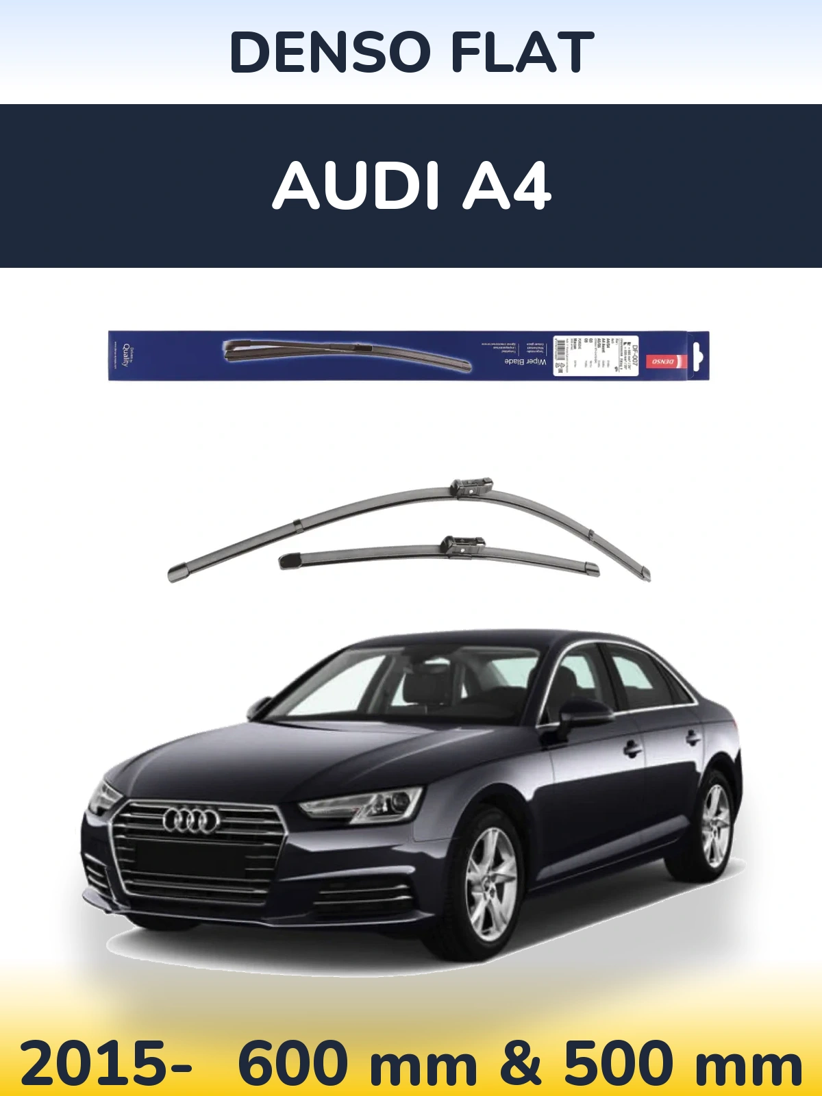 Torkarblad Denso Flat för Audi A4