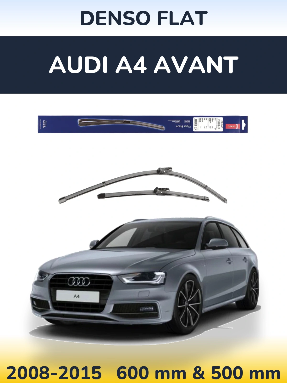 Torkarblad Denso Flat för Audi A4 Avant