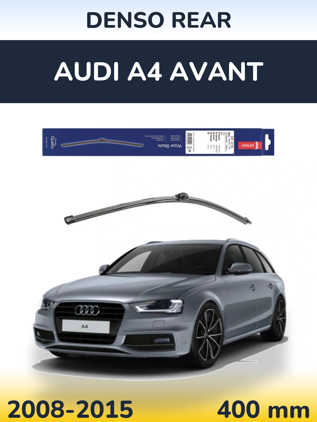 Torkarblad Denso Rear för Audi A4 Avant