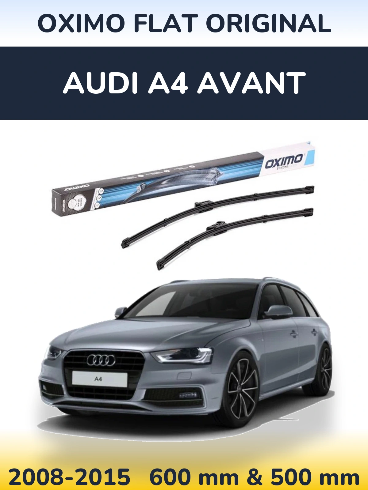 Torkarblad Oximo Flat Original för Audi A4 Avant