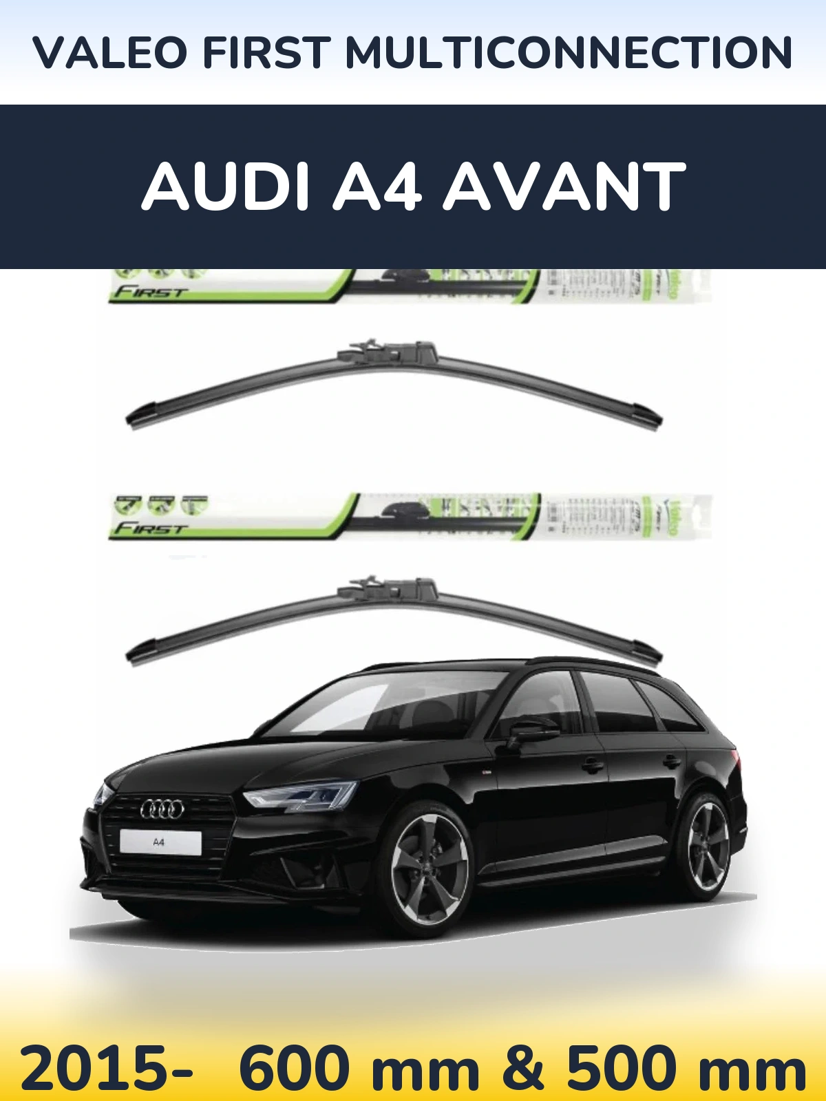 Torkarblad Valeo First MultiConnection för Audi A4 Avant