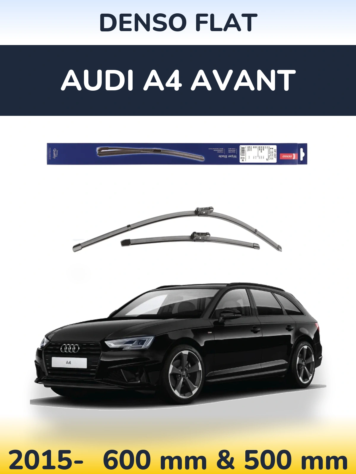 Torkarblad Denso Flat för Audi A4 Avant