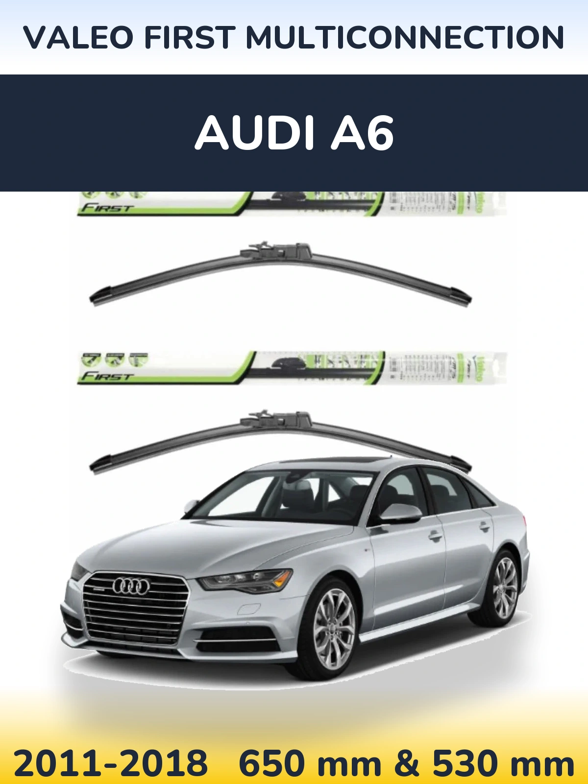 Torkarblad Valeo First MultiConnection för Audi A6