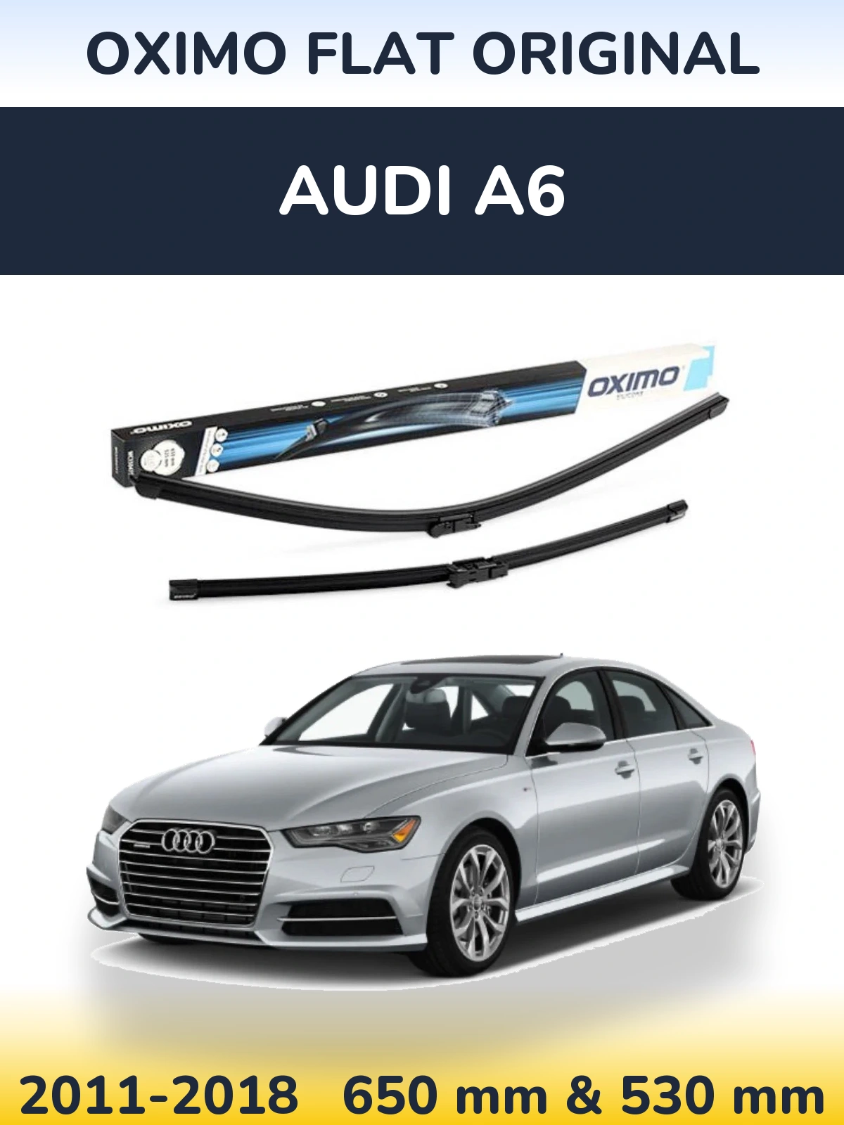 Torkarblad Oximo Flat Original för Audi A6