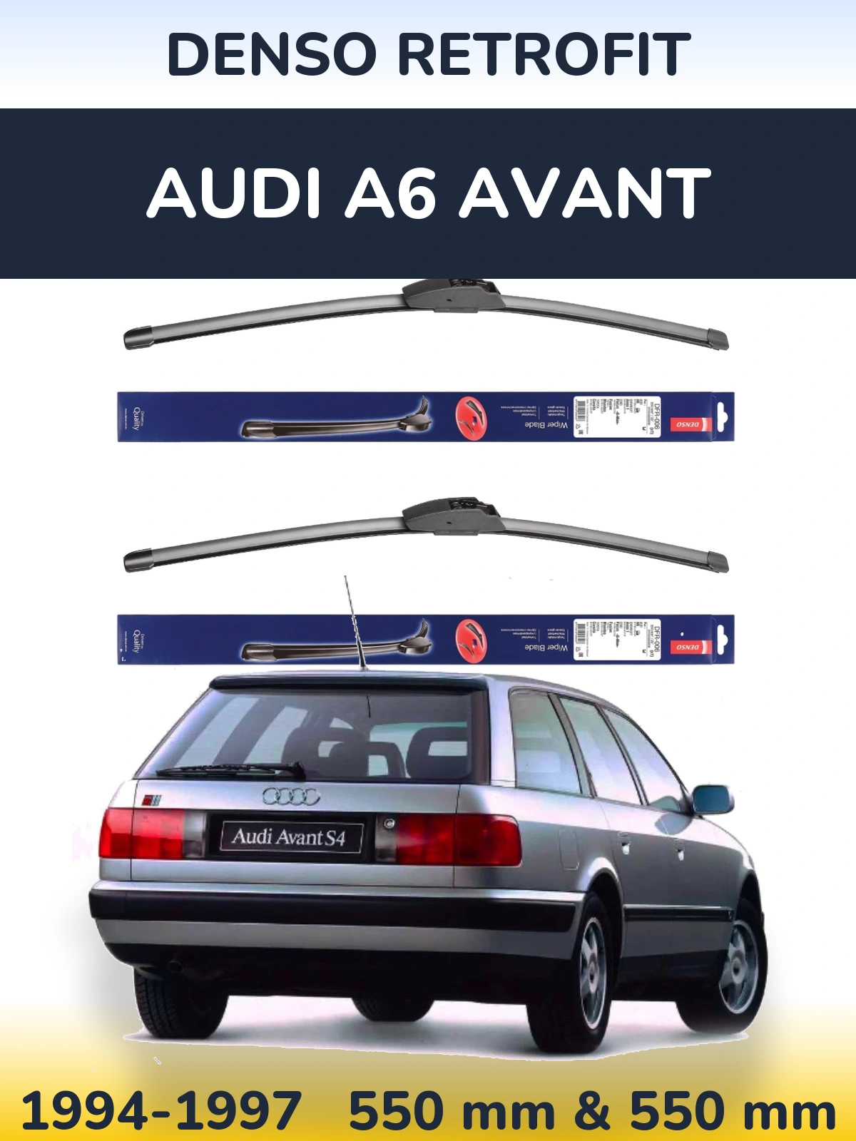 Torkarblad Denso Retrofit för Audi A6 Avant