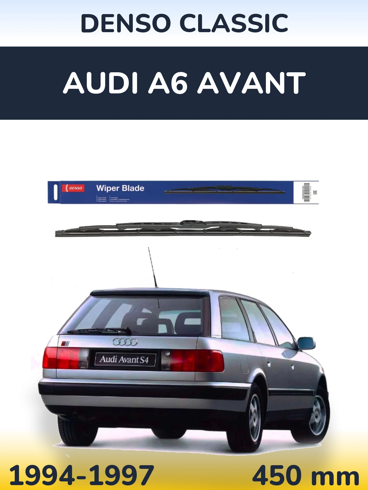 Torkarblad Denso Classic för Audi A6 Avant