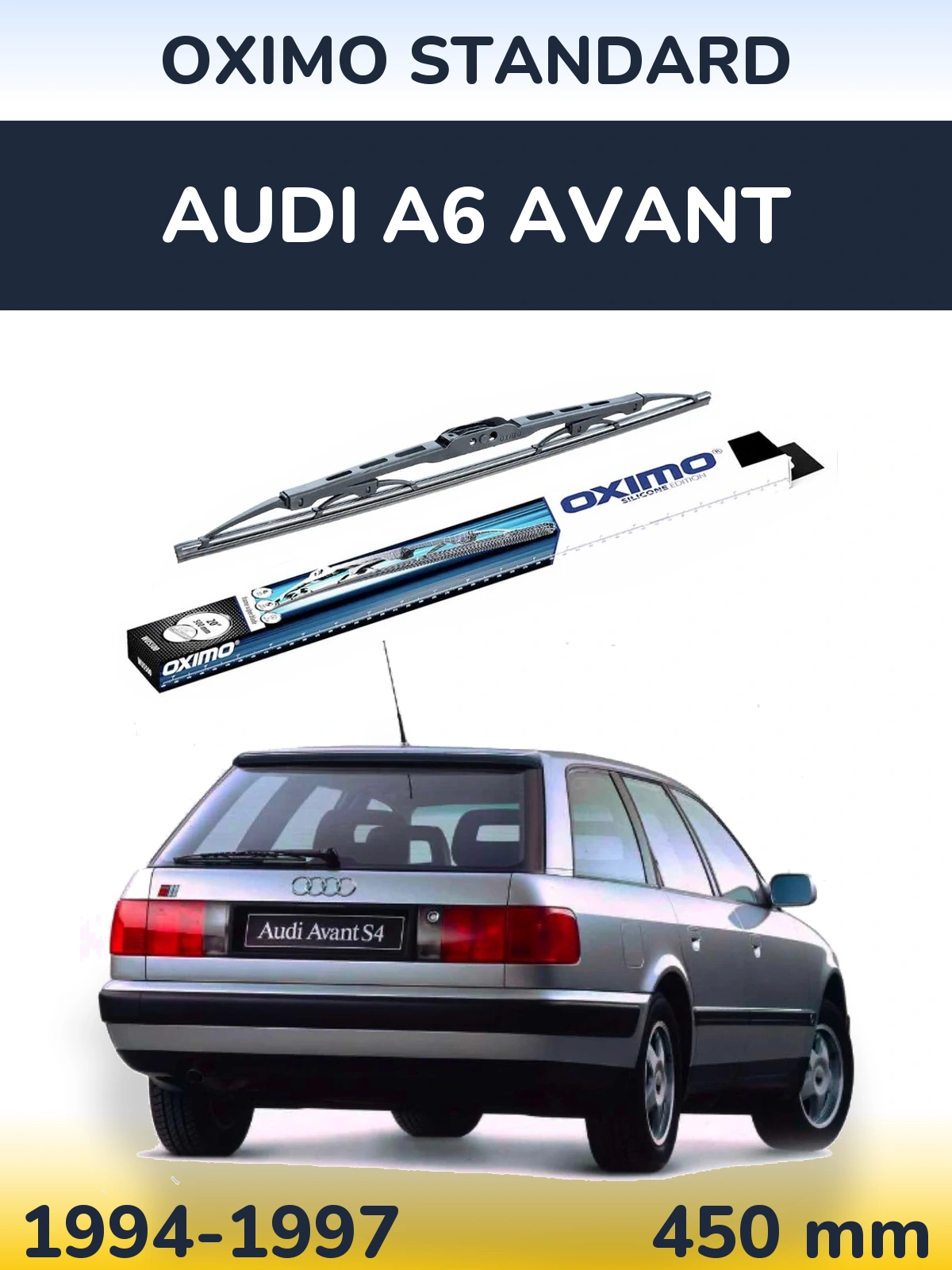 Torkarblad Oximo Standard för Audi A6 Avant