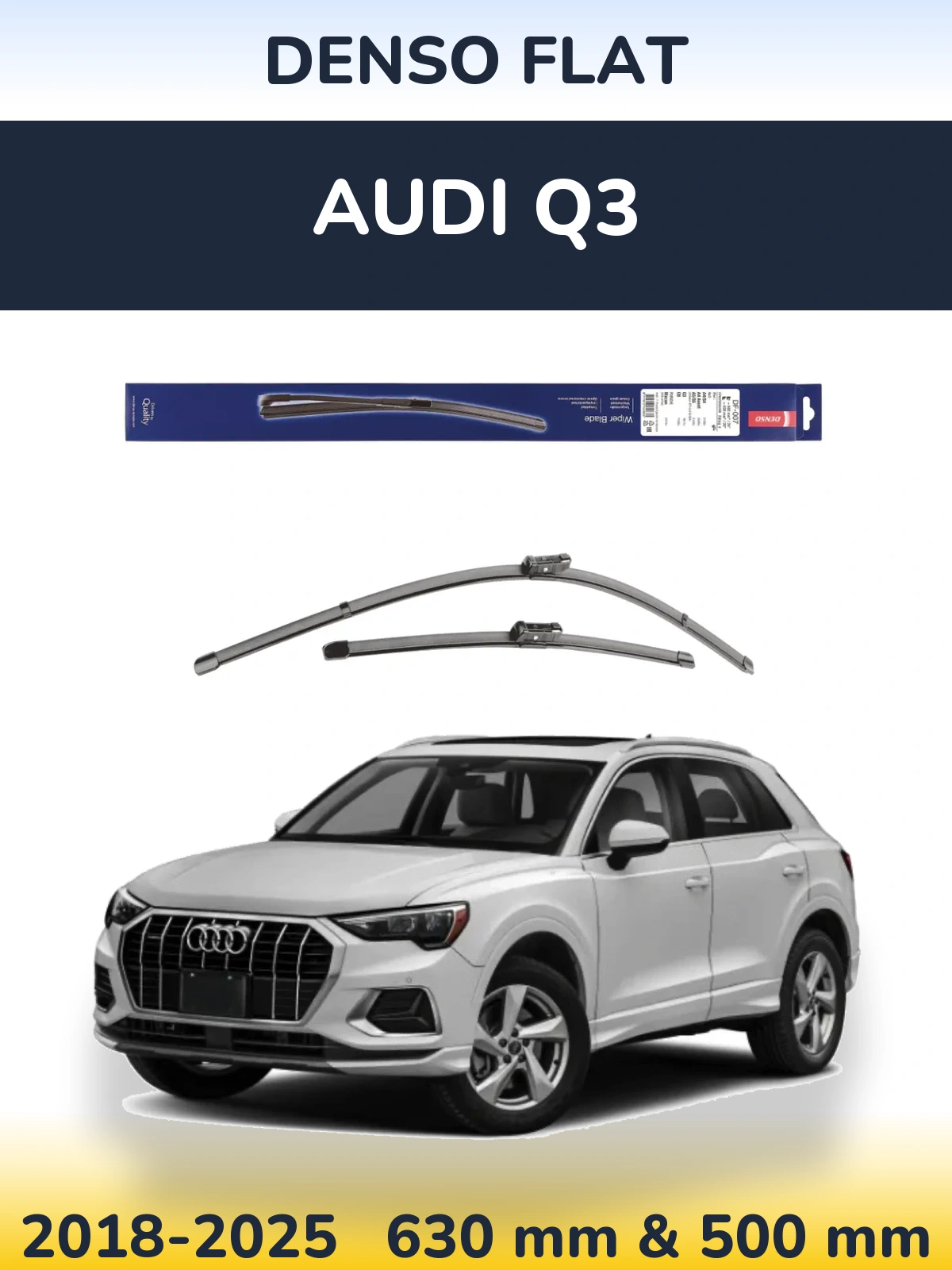 Torkarblad Denso Flat för Audi Q3