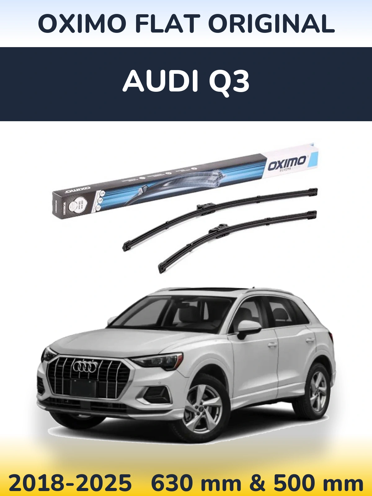 Torkarblad Oximo Flat Original för Audi Q3
