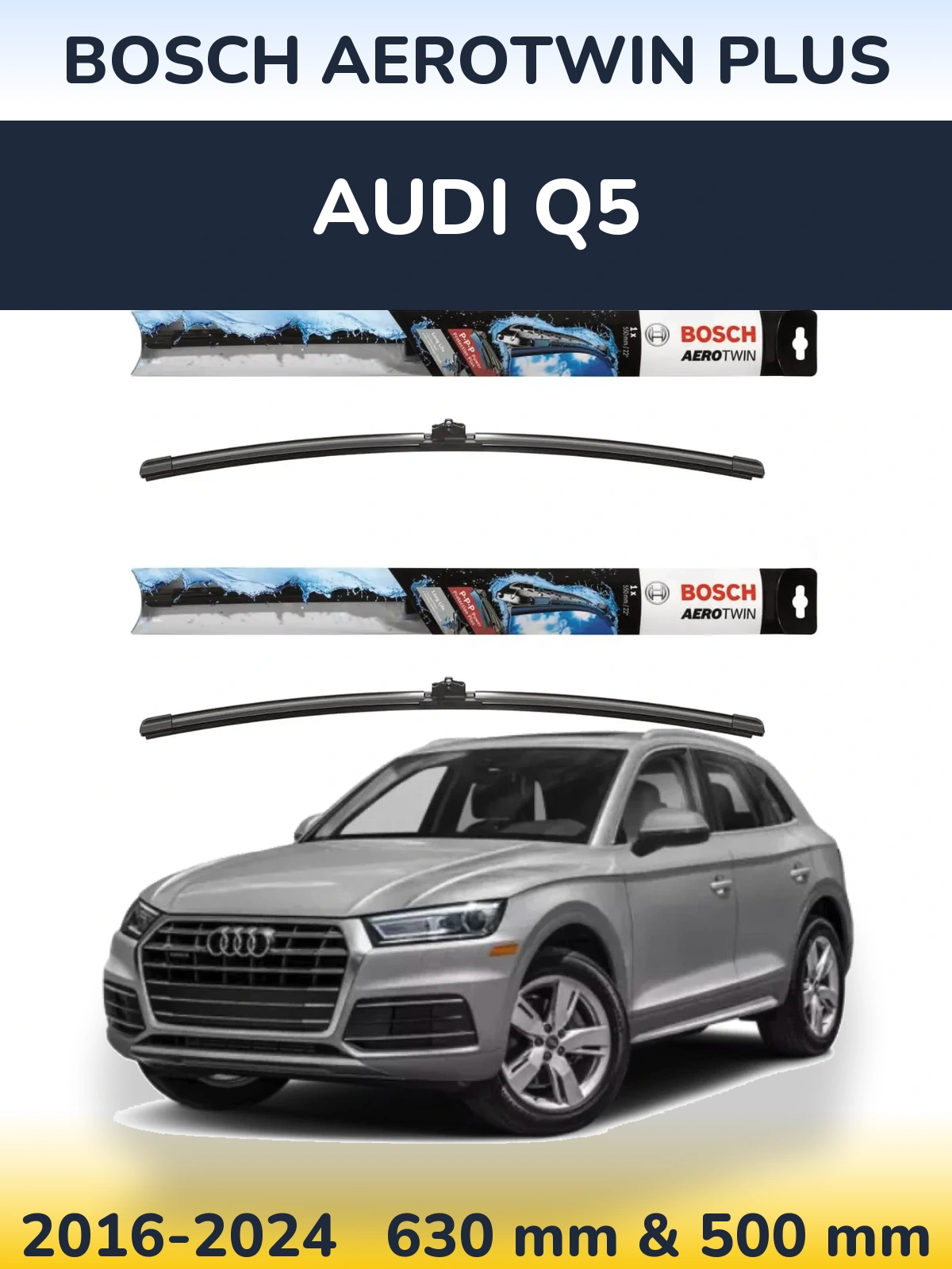 Torkarblad BOSCH AeroTwin Plus för Audi Q5
