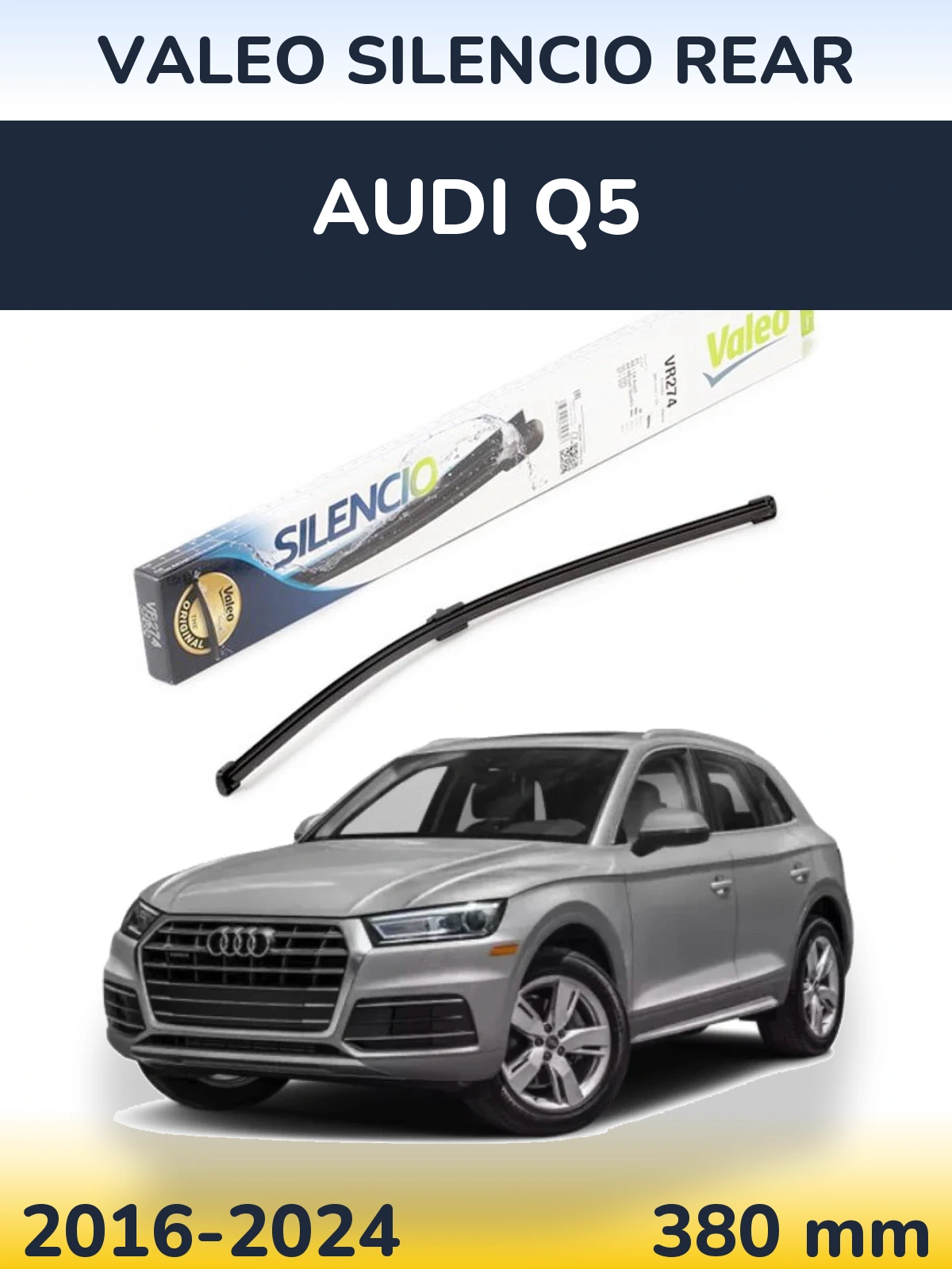 Torkarblad Valeo Silencio Rear för Audi Q5