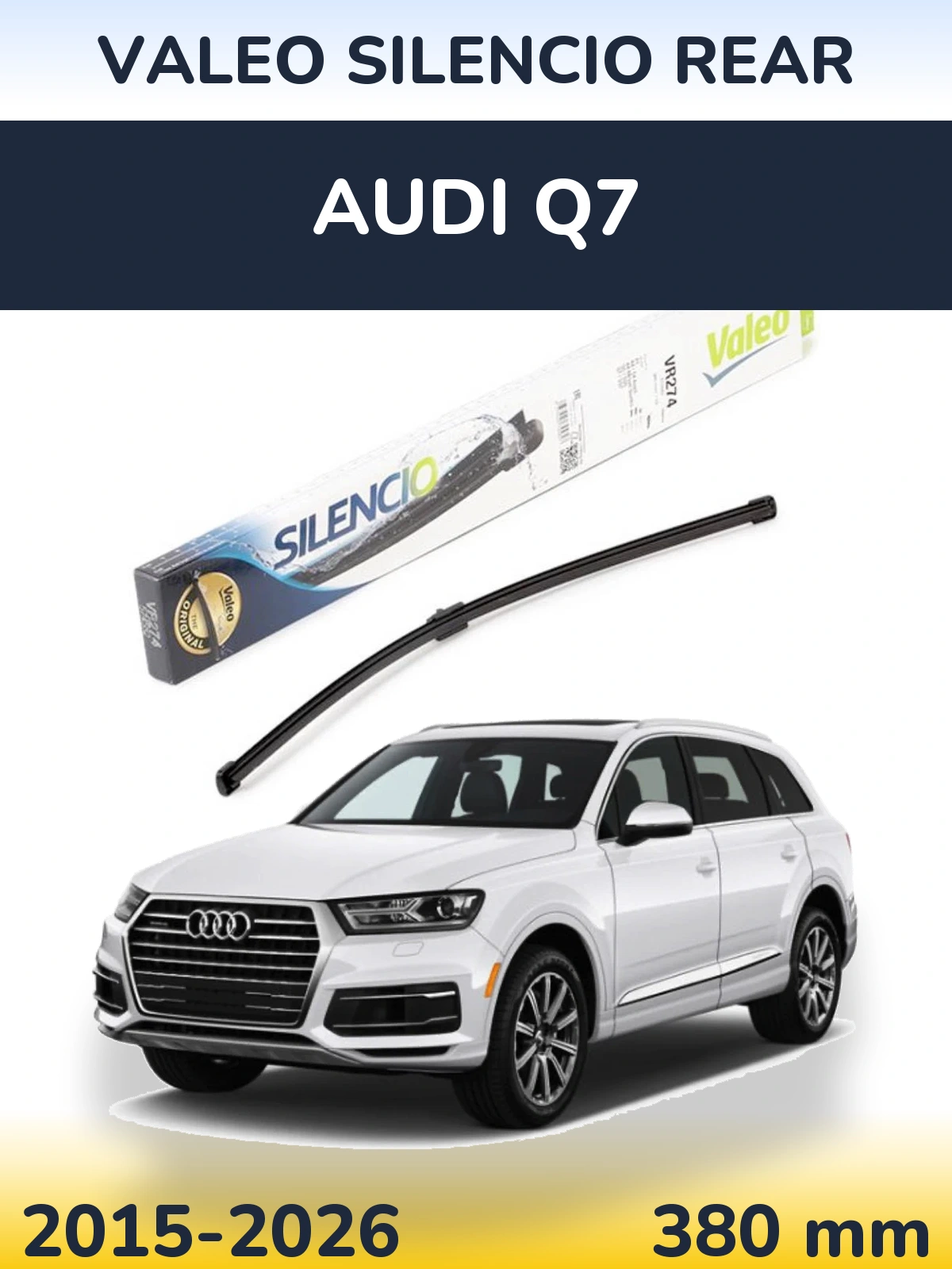 Torkarblad Valeo Silencio Rear för Audi Q7