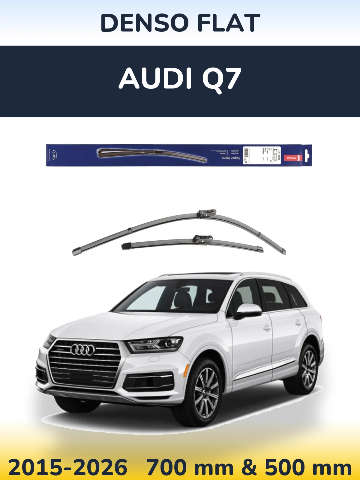 Torkarblad Denso Flat för Audi Q7