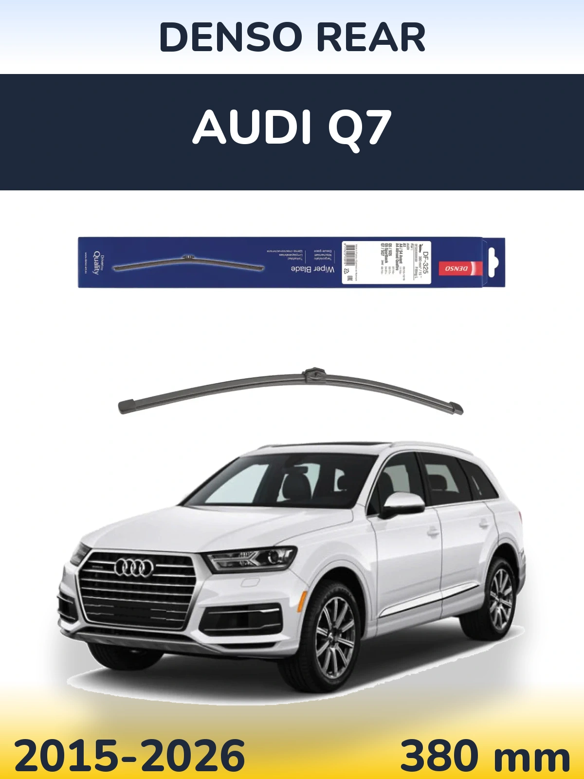 Torkarblad Denso Rear för Audi Q7