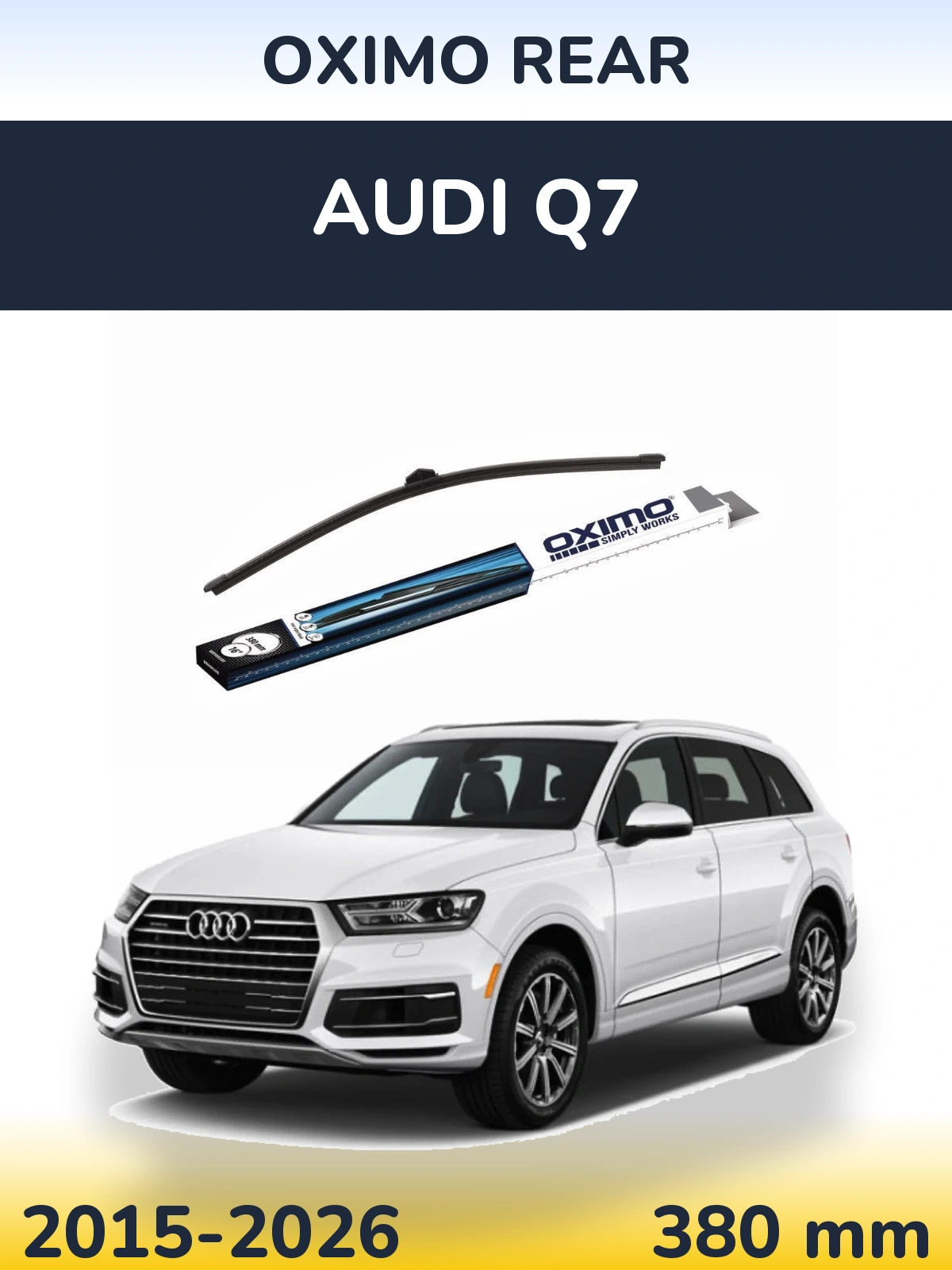 Torkarblad Oximo Rear för Audi Q7