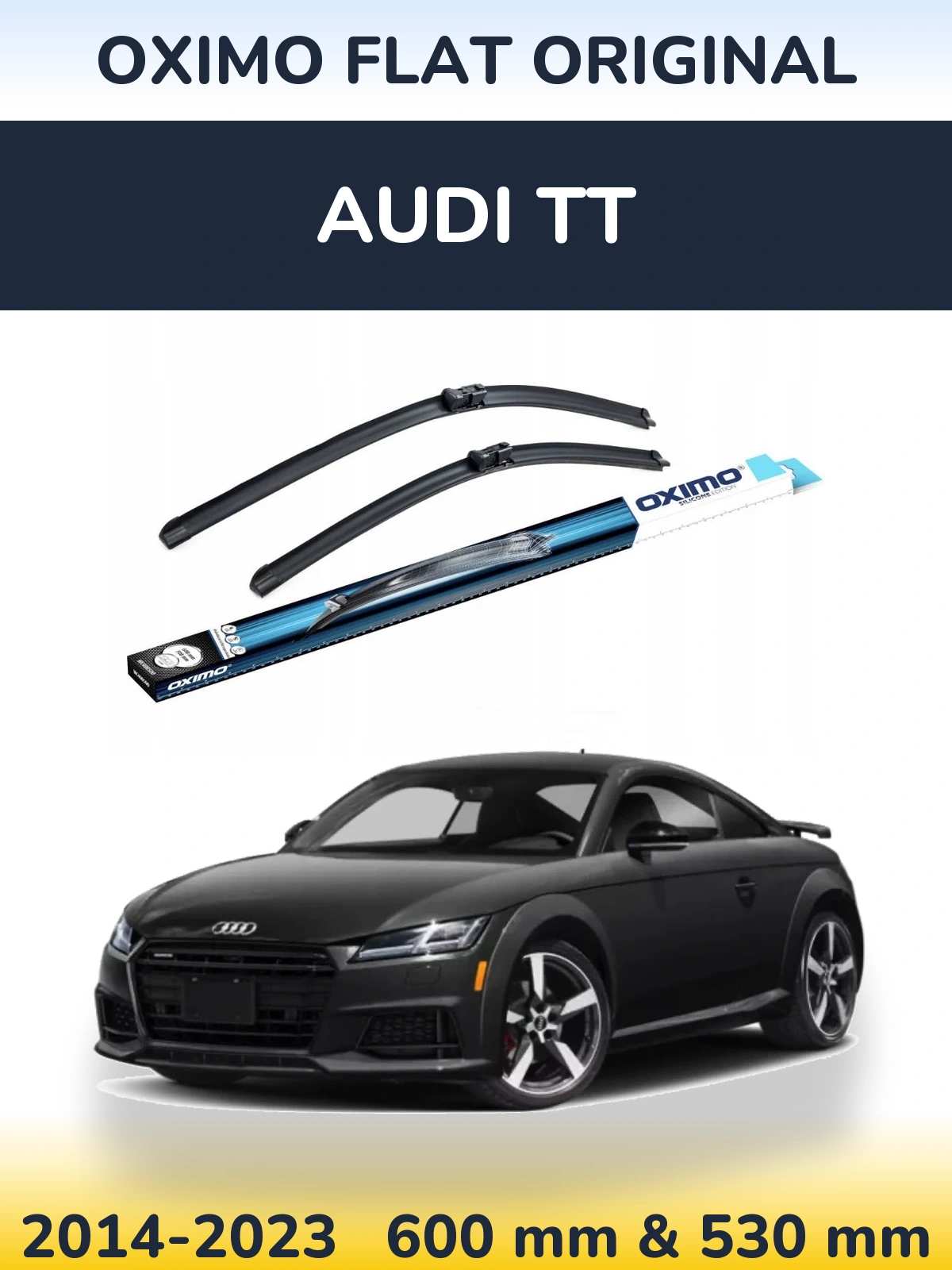 Torkarblad Oximo Flat Original för Audi TT