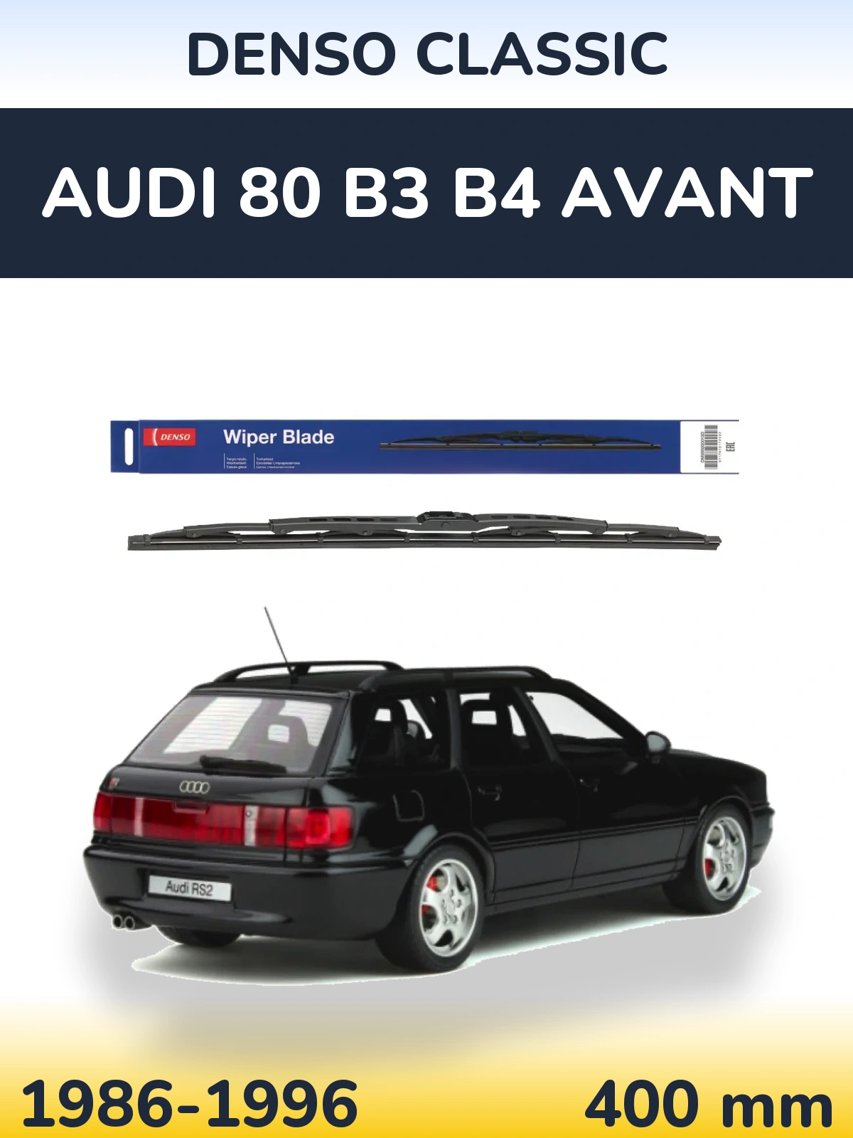 Torkarblad Denso Classic för Audi 80 B3 B4 Avant