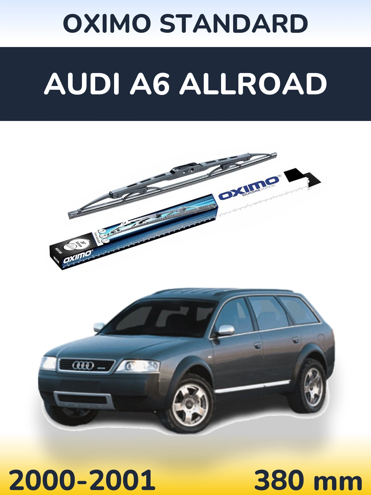 Torkarblad Oximo Standard för Audi A6 Allroad
