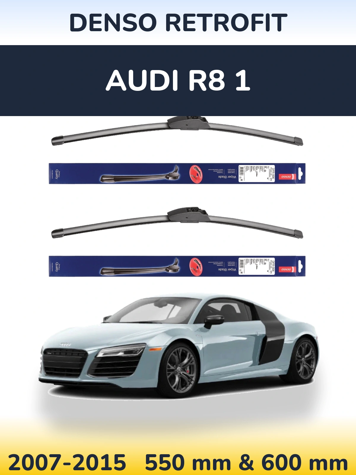 Torkarblad Denso Retrofit för Audi R8 1
