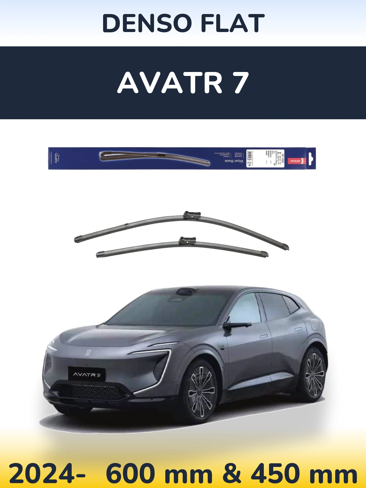 Torkarblad Denso Flat för Avatr 7