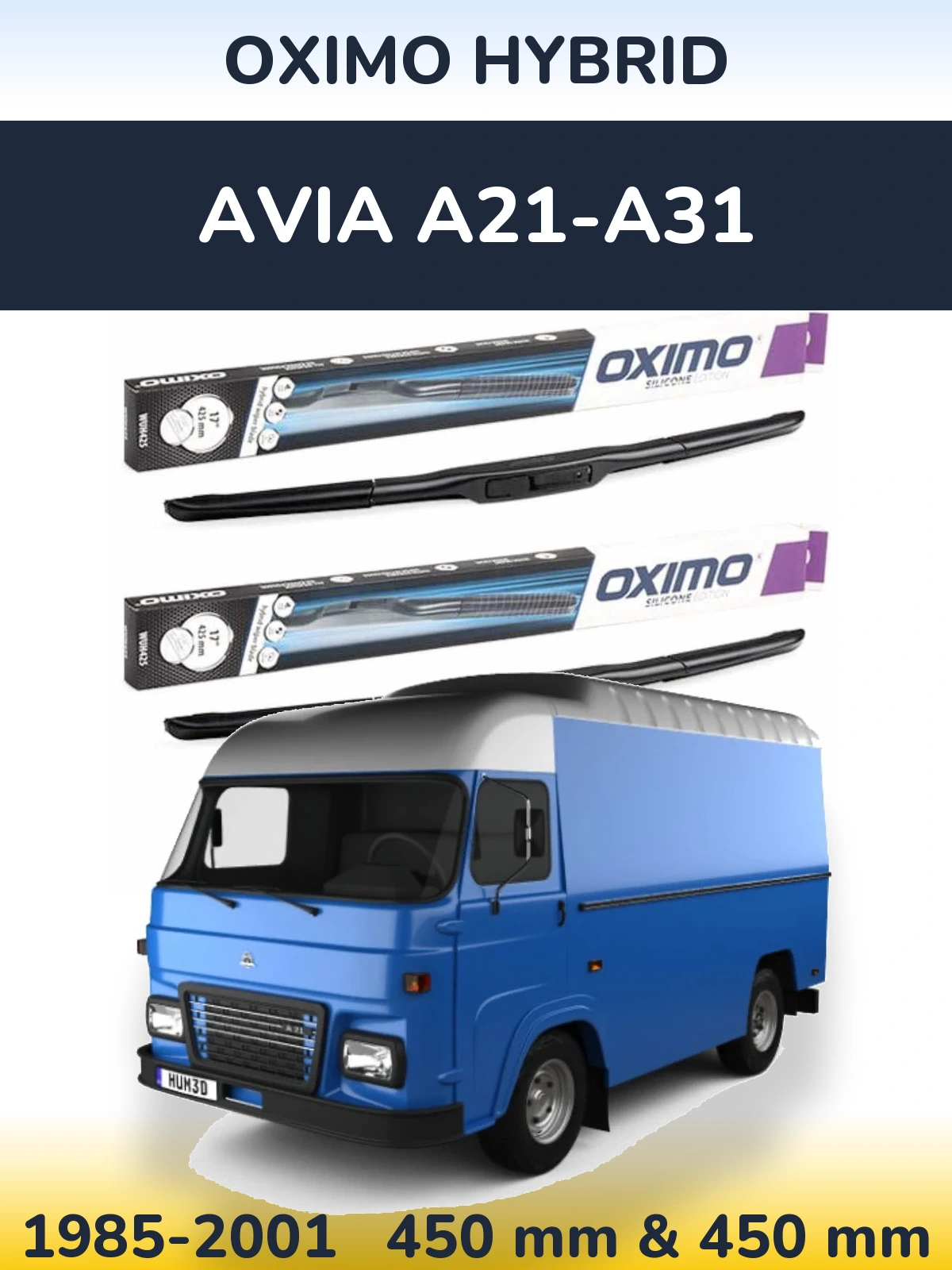 Torkarblad Oximo Hybrid för Avia A21-A31