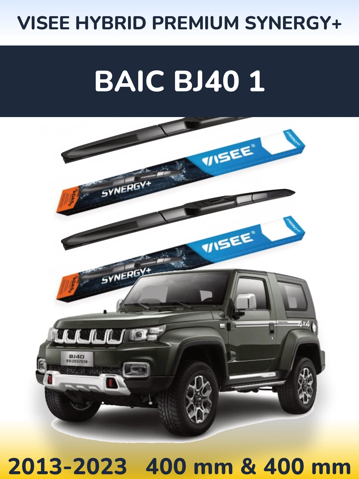 Torkarblad VISEE HYBRID PREMIUM SYNERGY+ för BAIC BJ40 1
