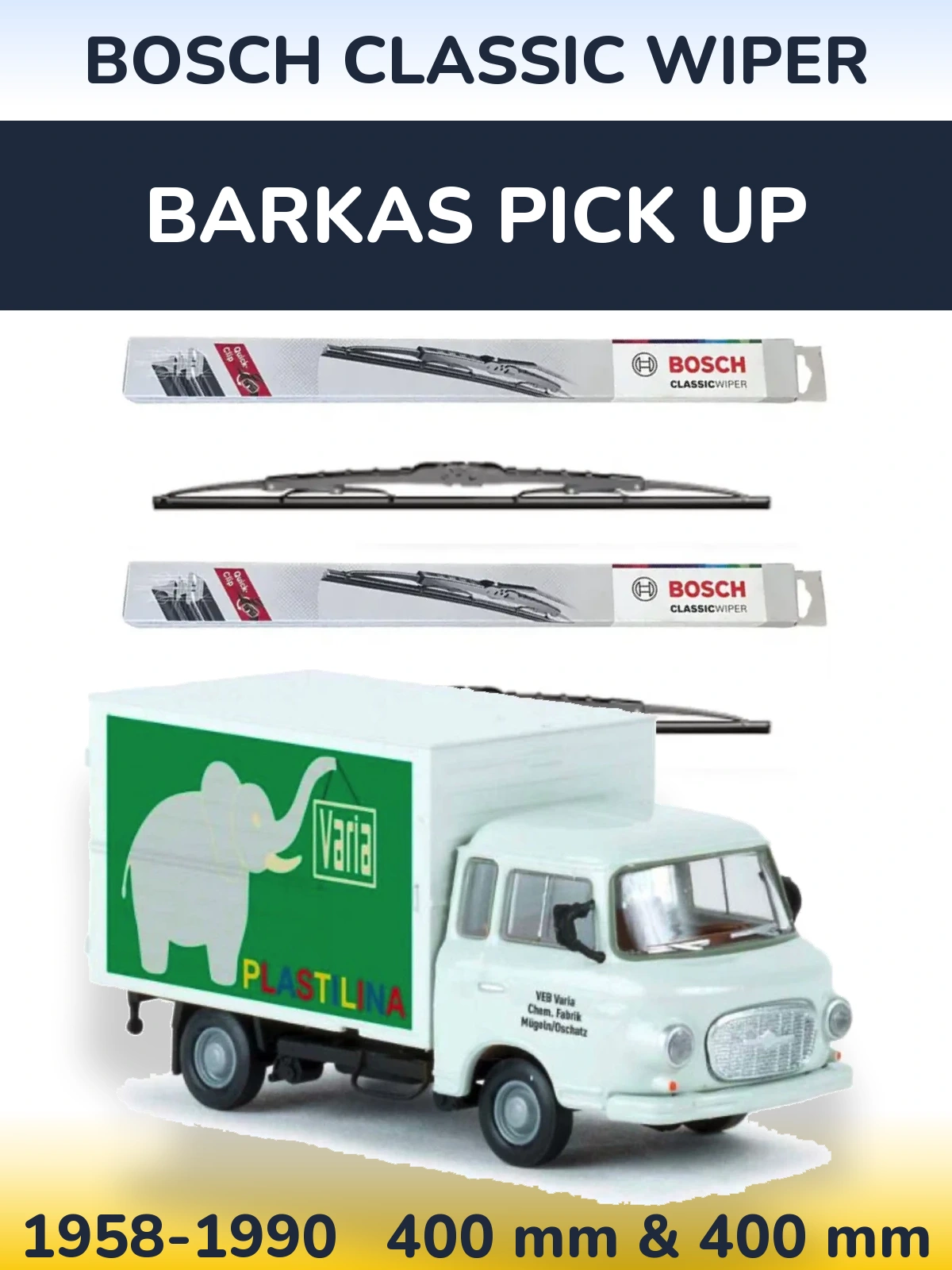 Torkarblad BOSCH Classic Wiper för Barkas Pick Up