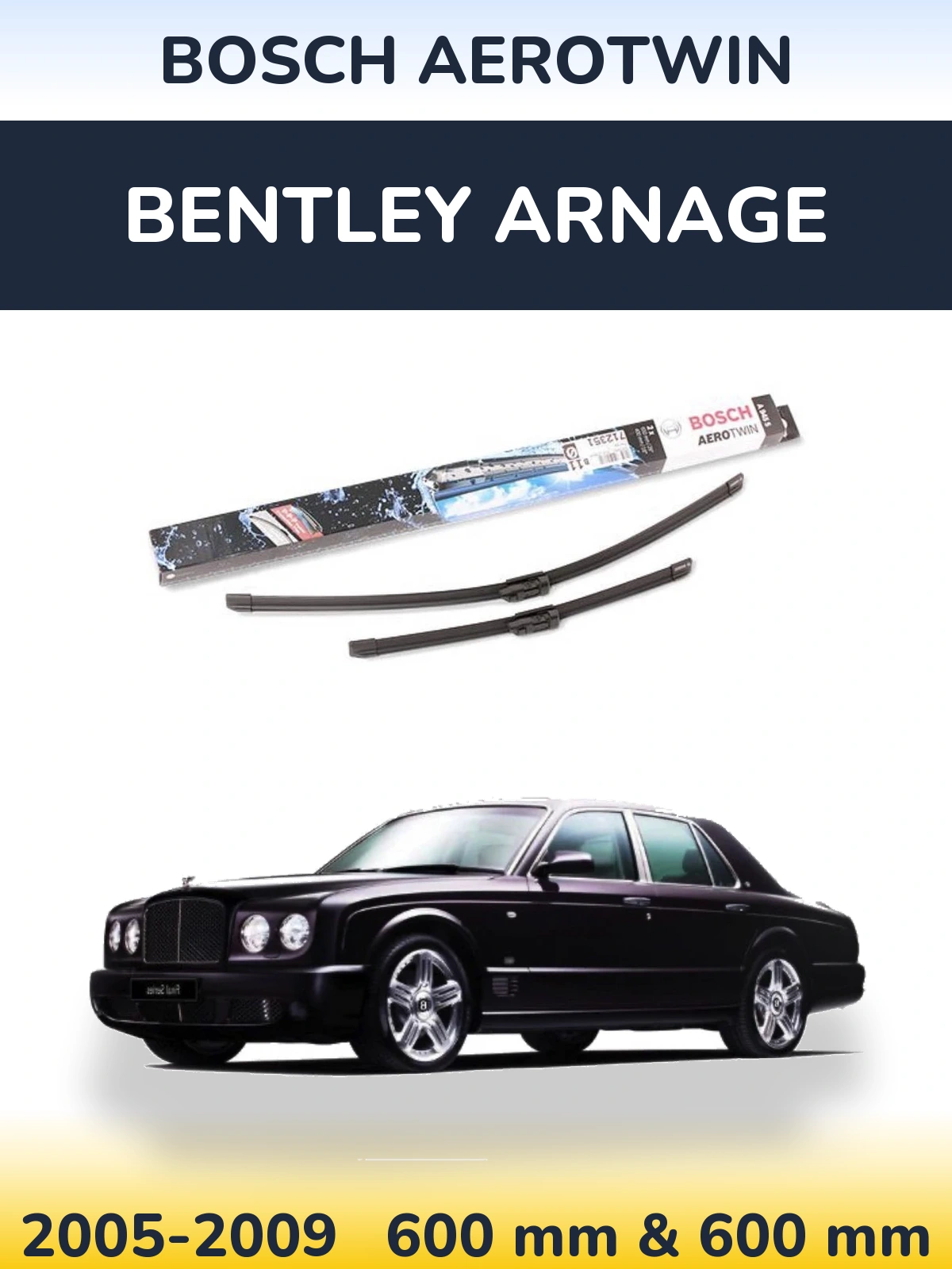 Torkarblad BOSCH AeroTwin för Bentley Arnage