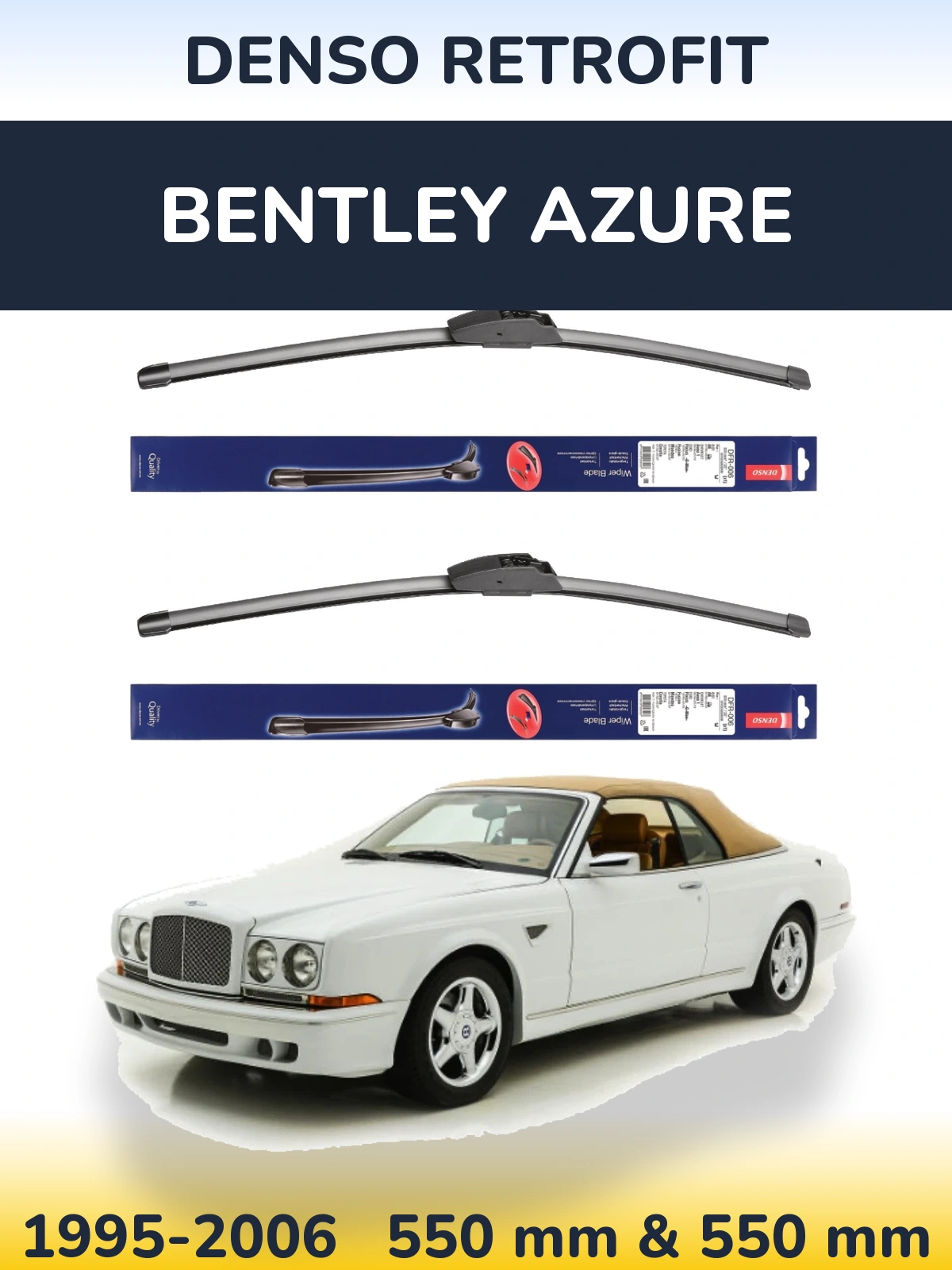 Torkarblad Denso Retrofit för Bentley Azure
